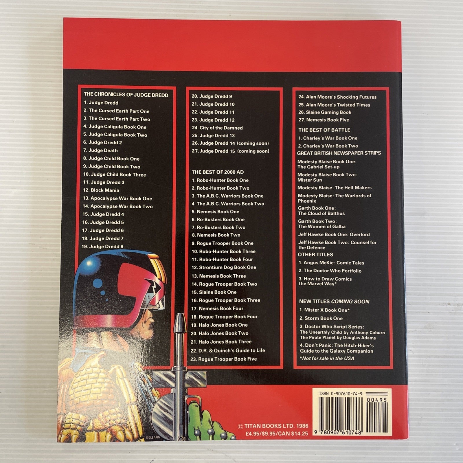 Modesty Blaise: The Warlords of Phoenix Titan Books 1986 Graphic Novel4