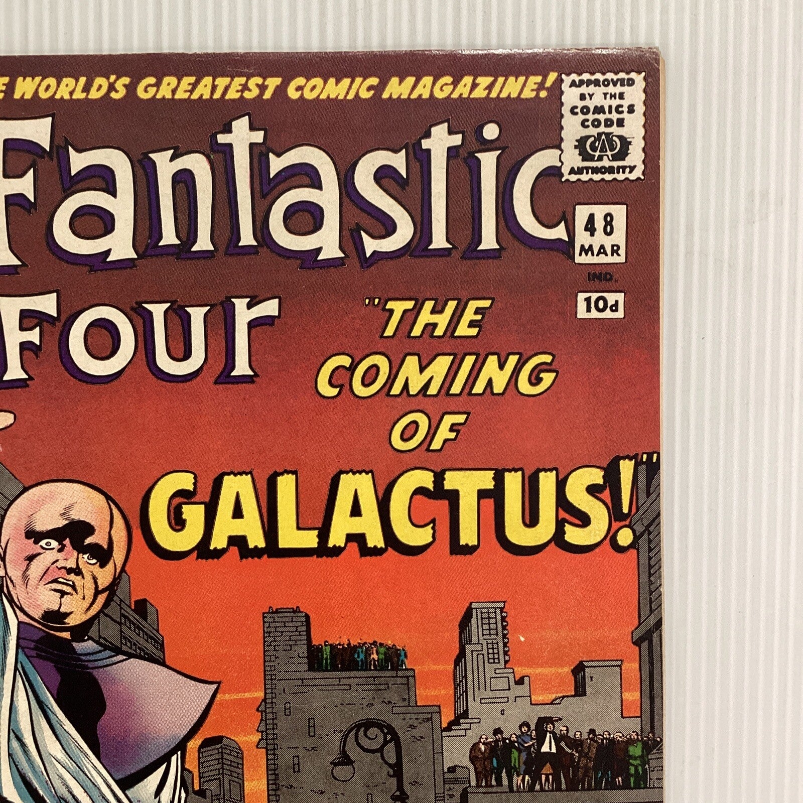 Fantastic Four #48 VF- 1966 Comic Pence Copy4