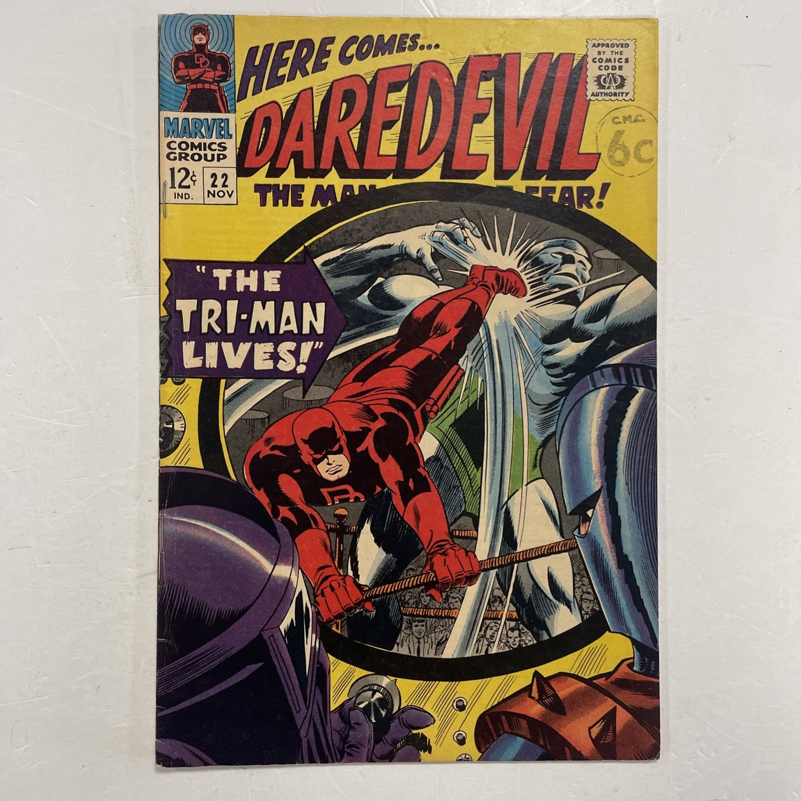 Daredevil #22 1967 VG/FN Pence Stamp0
