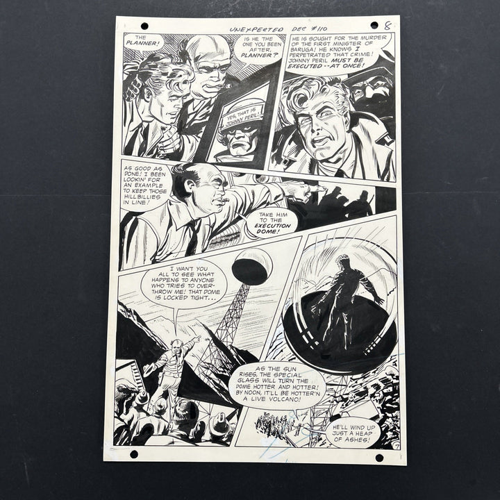 DC 's Unexpected #110 Original Art by Jack Sparling, Johnny Peril0