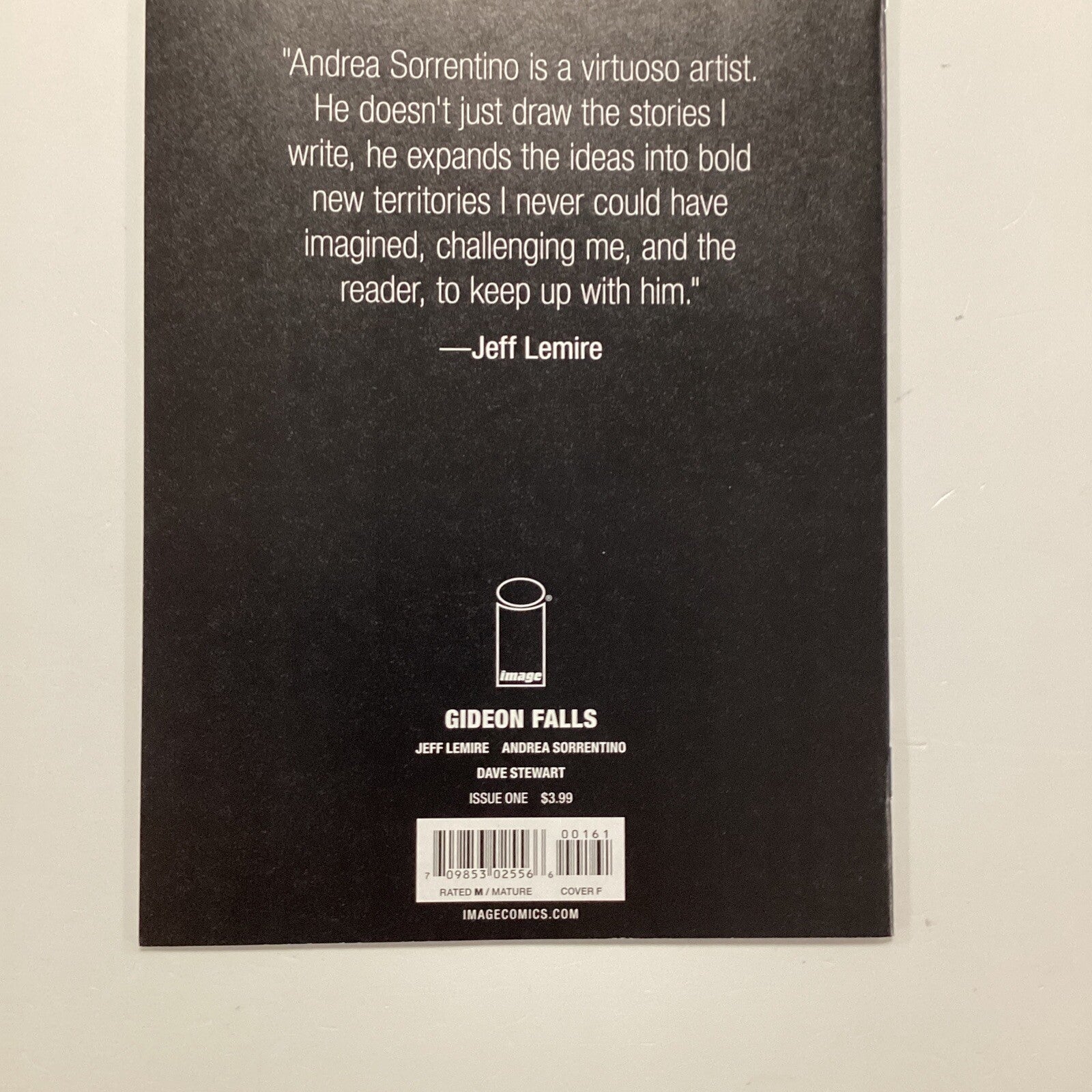 Gideon Falls #1 2018 NM Virgin Variant Cover8