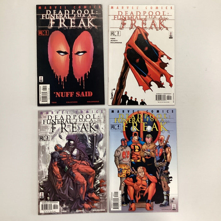 Deadpool #61-64 2002 VF/NM #1-4 Funeral For A Freak