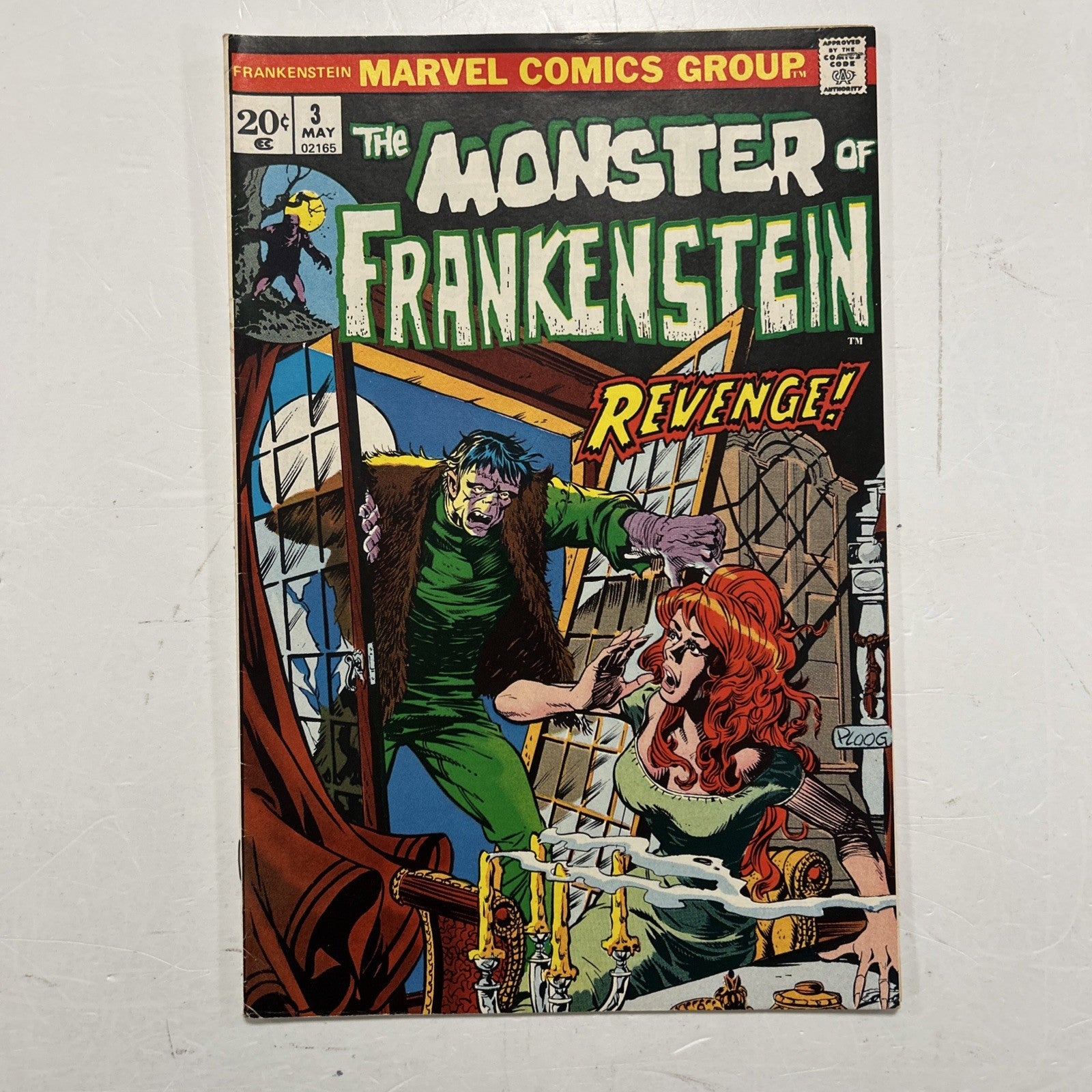 Frankenstein #3 1973 FN Ploog Artwork0