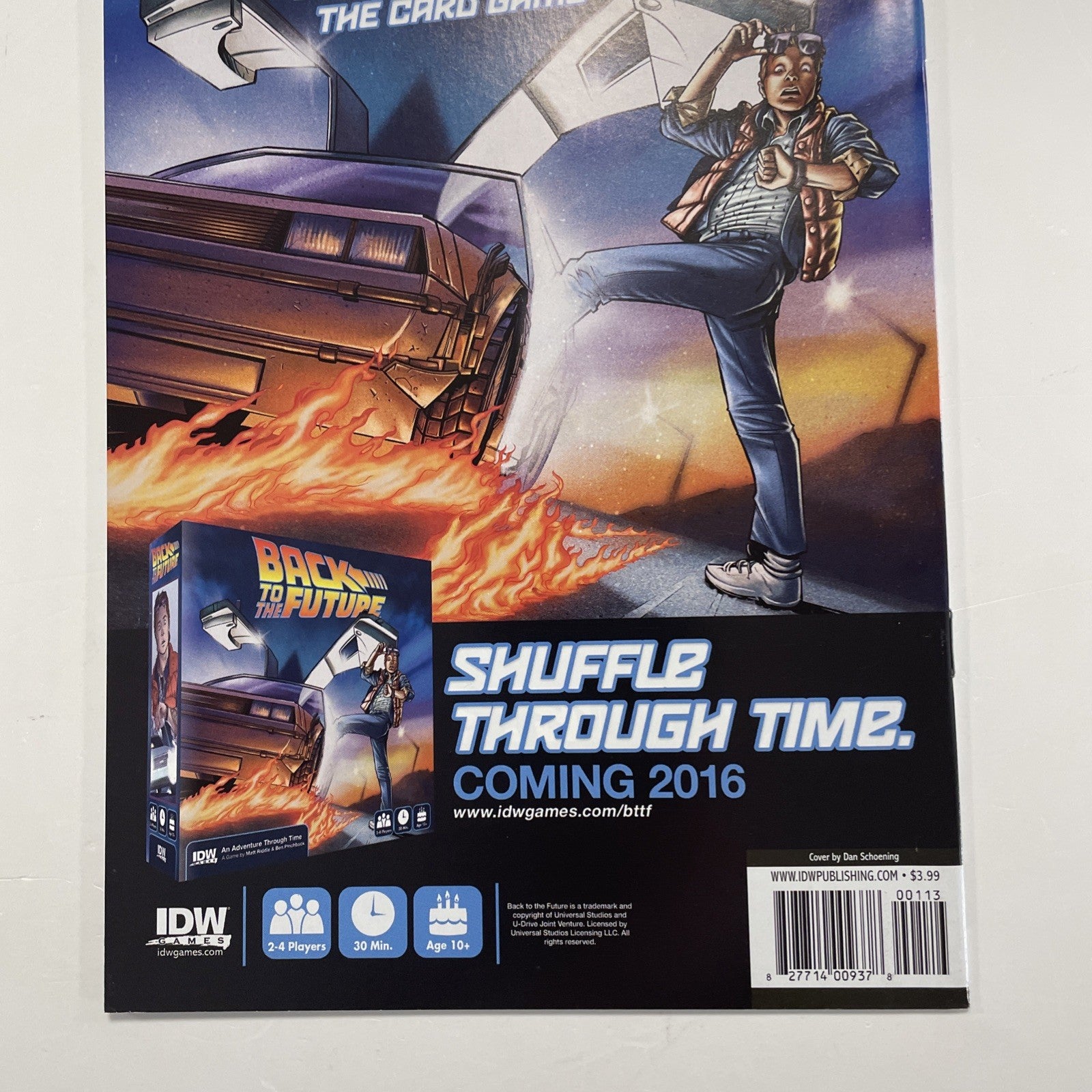 Back to the Future #1 2015 NM- 3rd Print Diamond Sketch Variant8