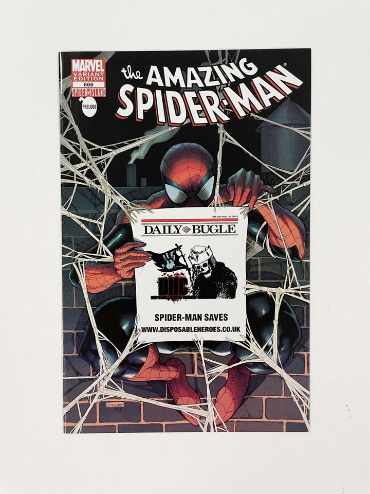 Amazing Spider-Man #666 Bugle Store Variant Disposable Heroes cover 2011 NM