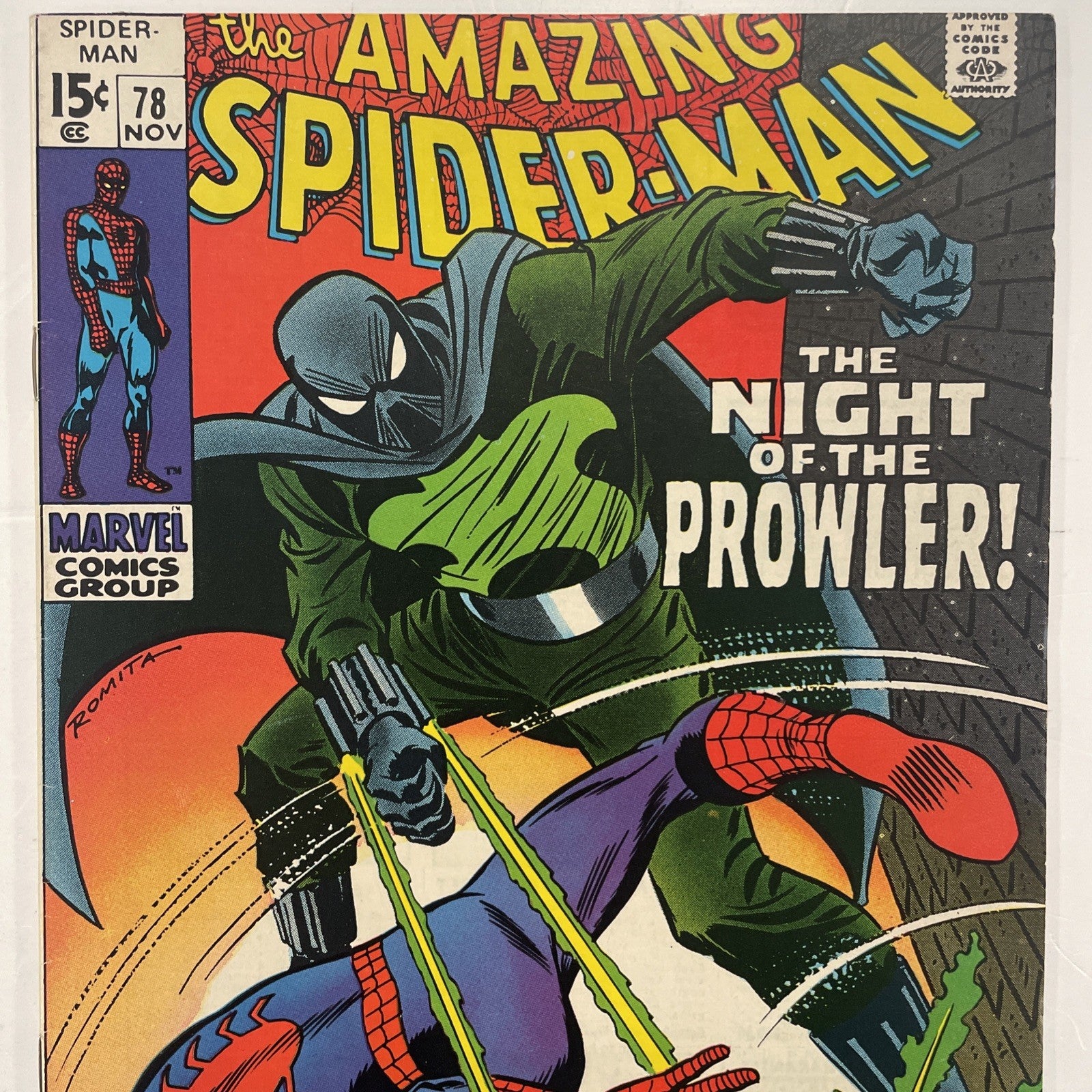 Amazing Spider-Man #78 1969 VF- 1st Appearance of The Prowler *See Description1
