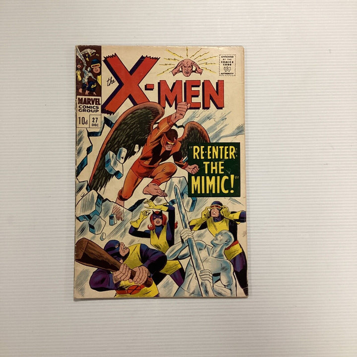 X-Men #27 1966 GD/VG Pence Copy **Cover detached at top staple