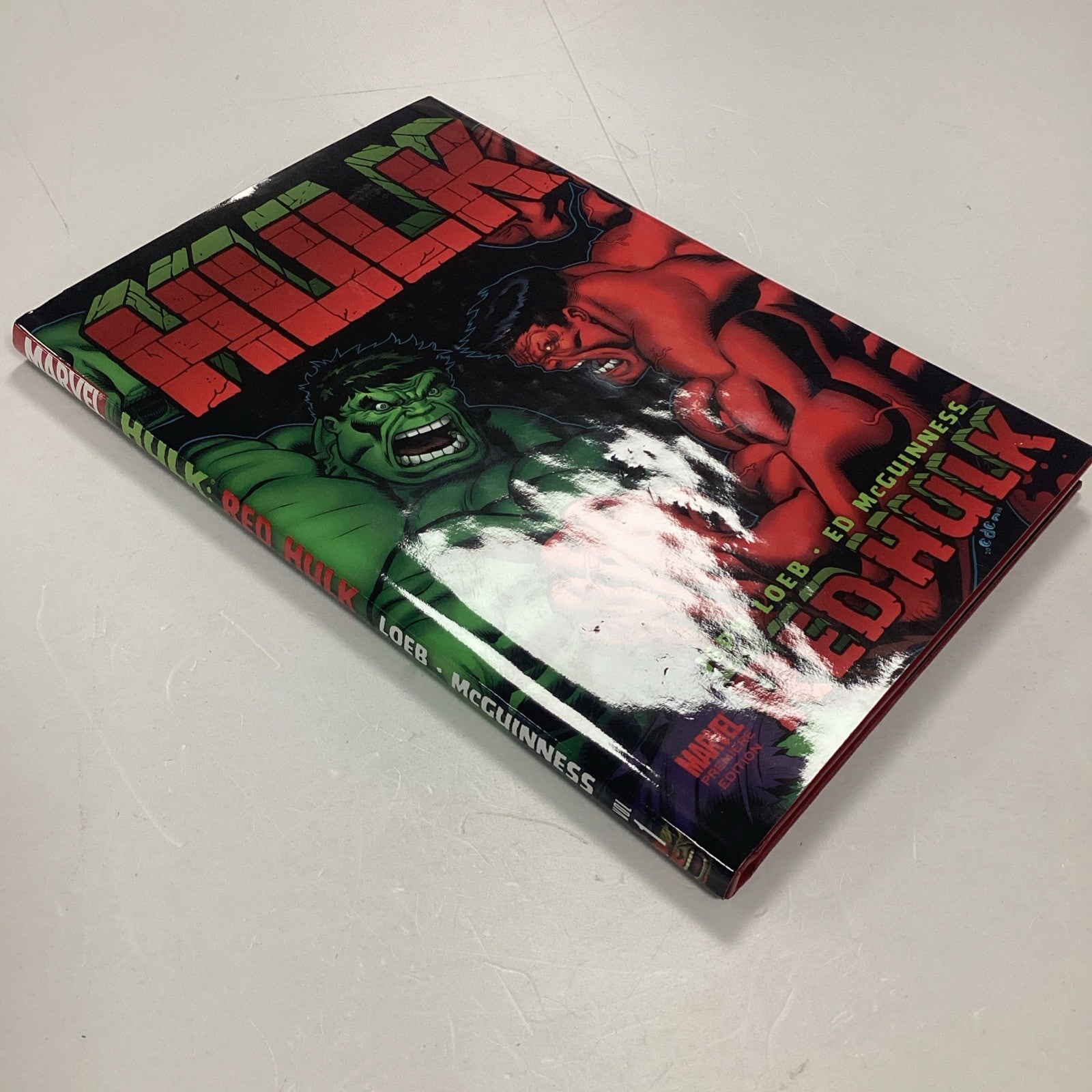 Hulk Red Hulk 2008 Premiere Edition 1st Print Hard Cover Jeph Loeb3