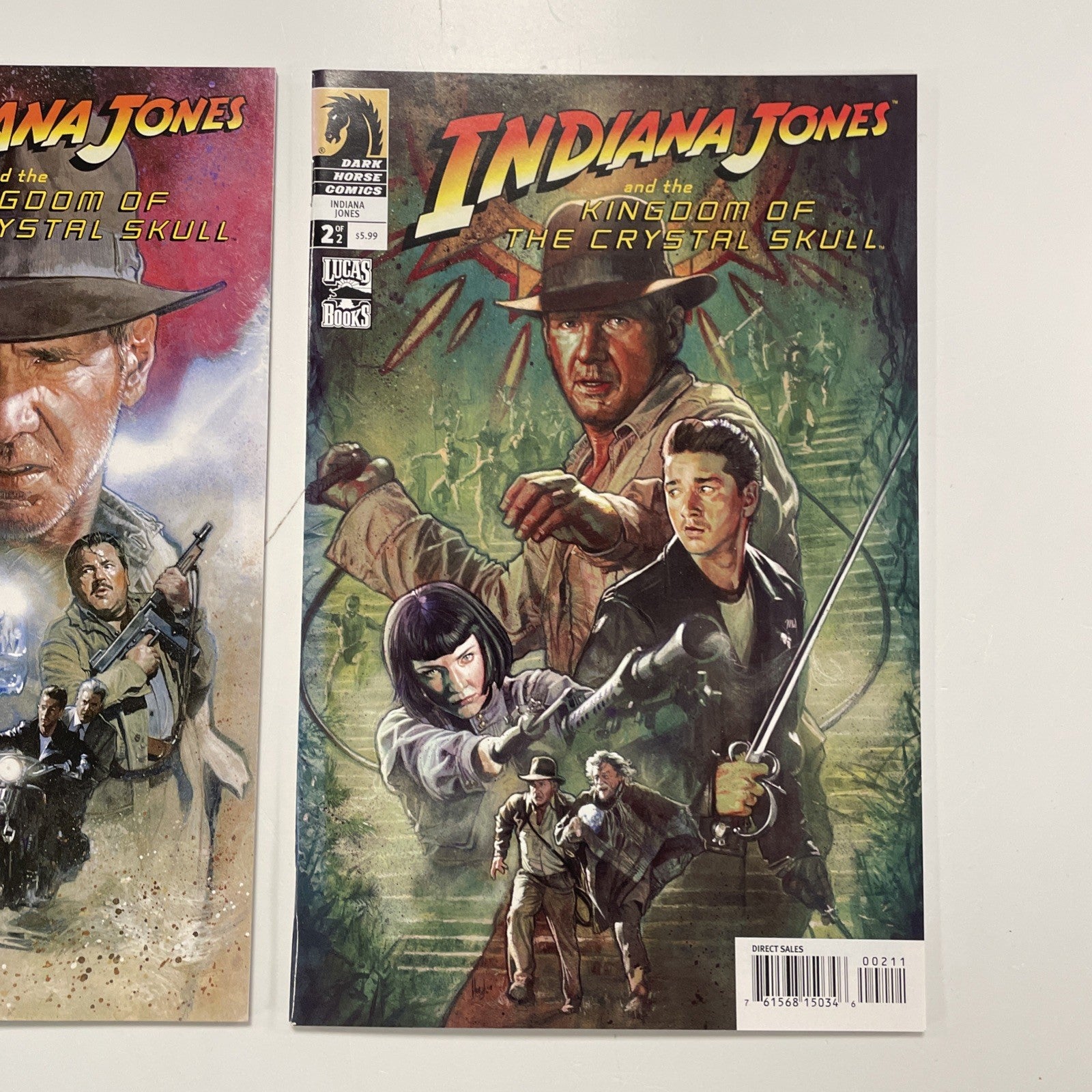 Indiana Jones And The Kingdom Of The Crystal Skull #1-2 2008 VF/NM Dark Horse2
