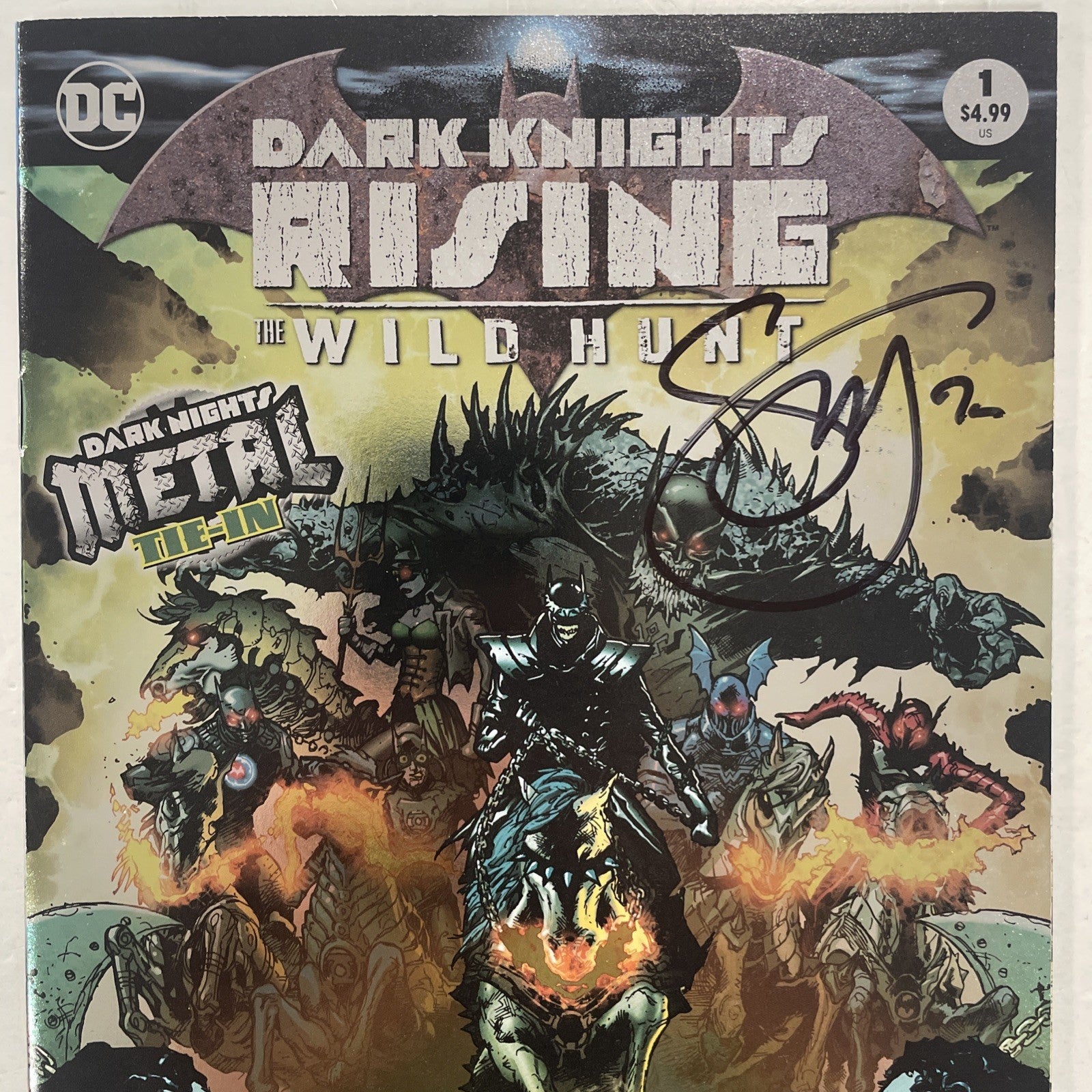 Dark Knights Rising Wild Hunt #1 2018 NM Signed Scott Snyder & Jorge Jimenez1