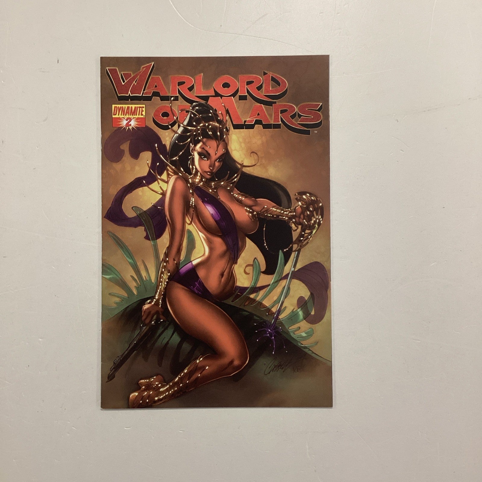 Warlord Of Mars #2 2010 VF J. Scott Campbell Variant Cover0