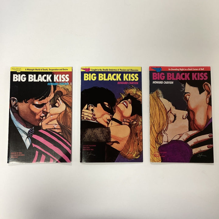 Black Kiss #1-3 1989 Mid Grades Howard Chaykin **Sticker residue on cover of #10