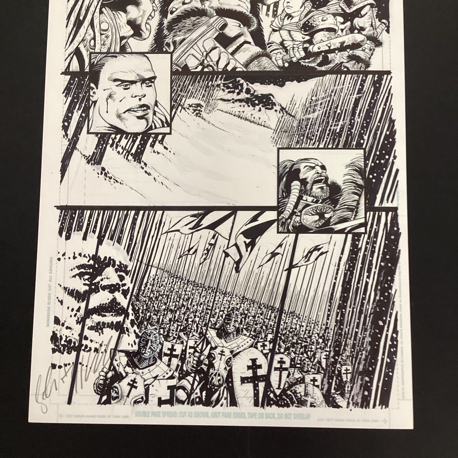 Original Artwork for Thunderbolt Jaxon #2 Page 6 By John Higgins 20062