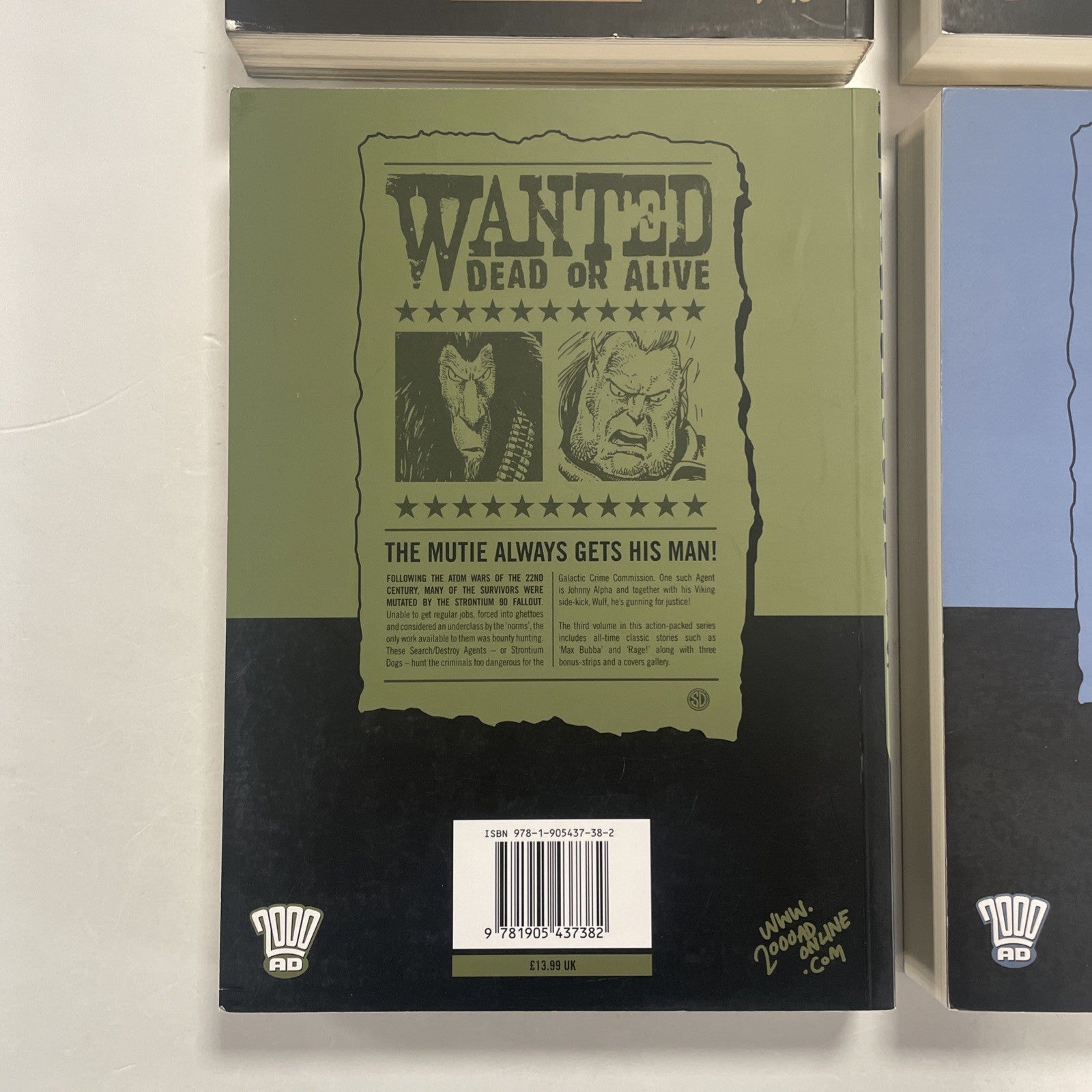 Strontium Dog: Search/Destroy Agency Files Vol 01-03 Graphic Novel 2000AD9