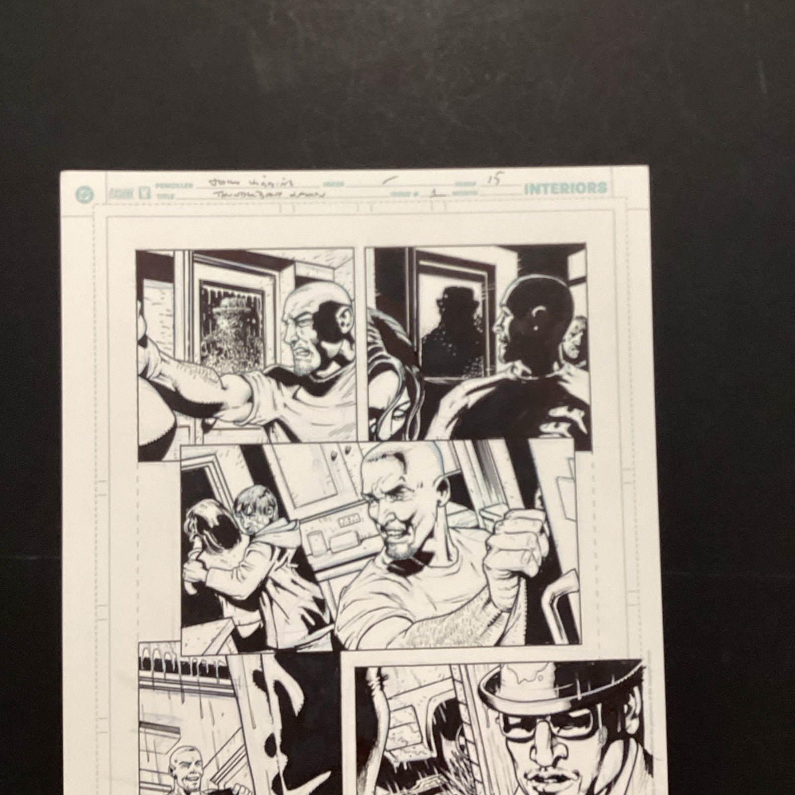 Original Artwork for Thunderbolt Jaxon #1 Page 15 By John Higgins 20062