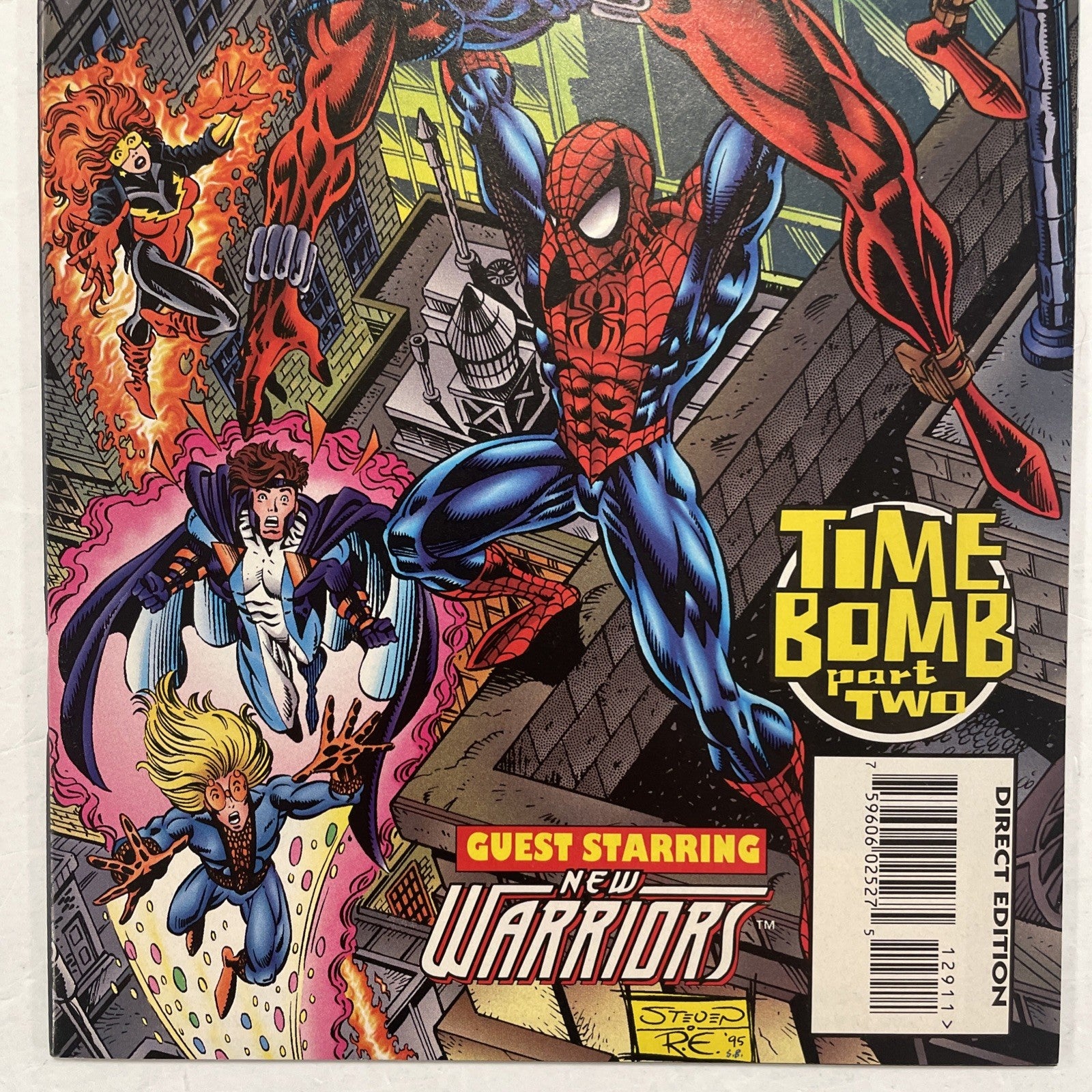Spider-Man: Time Bomb #1-2 1995 Complete Set VF/NM inc. Over Power Cards7