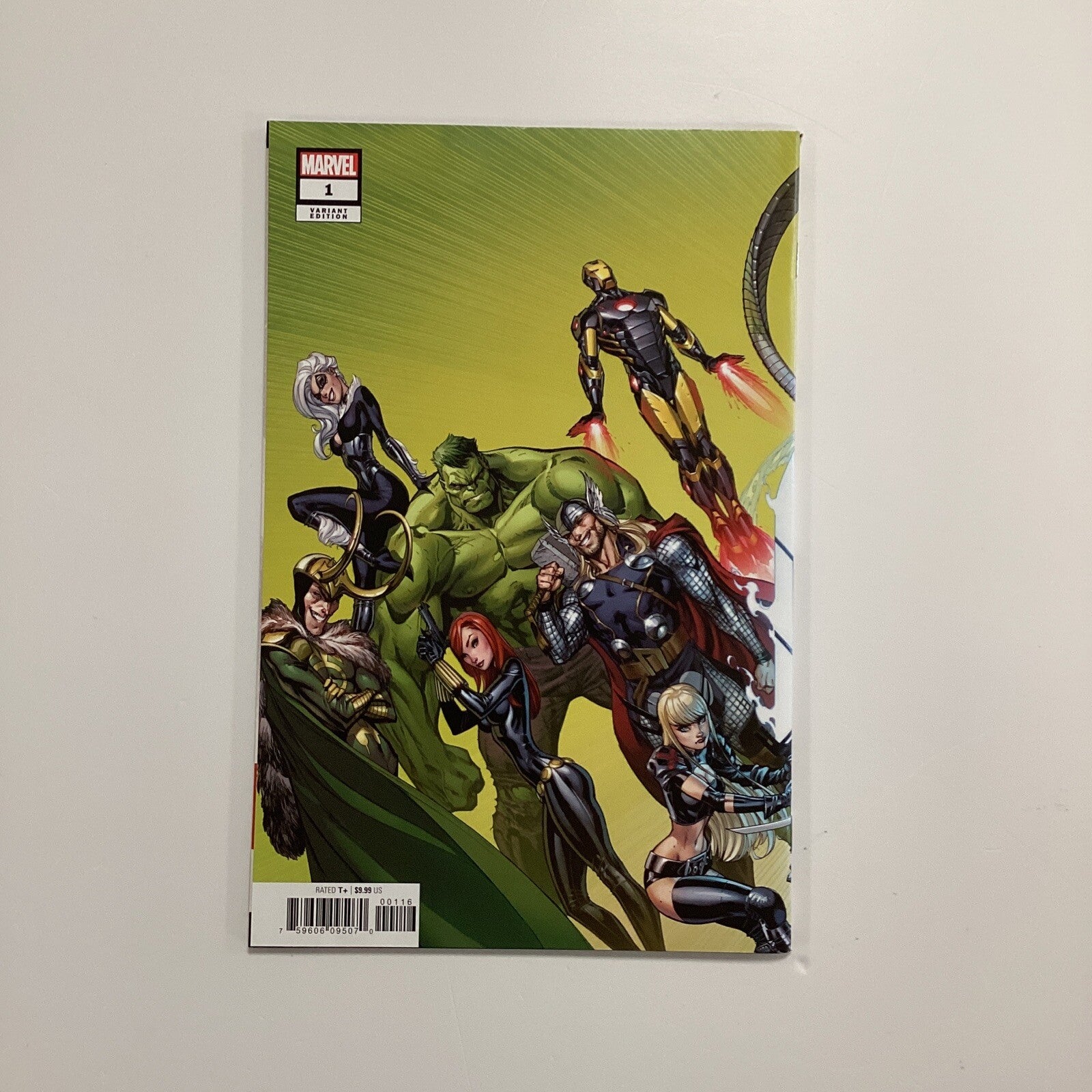 Incoming #1 2020 NM J. Scott Campbell 1:100 Hidden Gem Wraparound Variant6