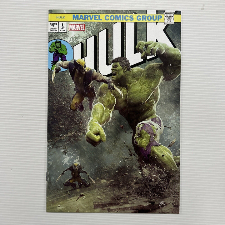 Hulk #1 2022 NM Bjorn Barends Trade Variant - Hulk #181 Vs Wolverine Homage