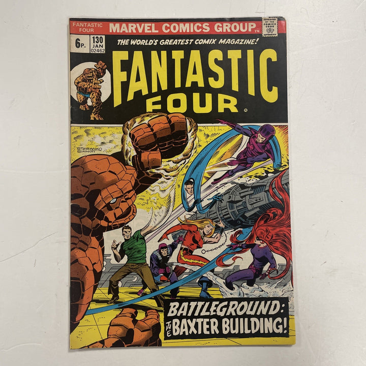 Fantastic Four #130 1973 VG/FN  Pence Copy0