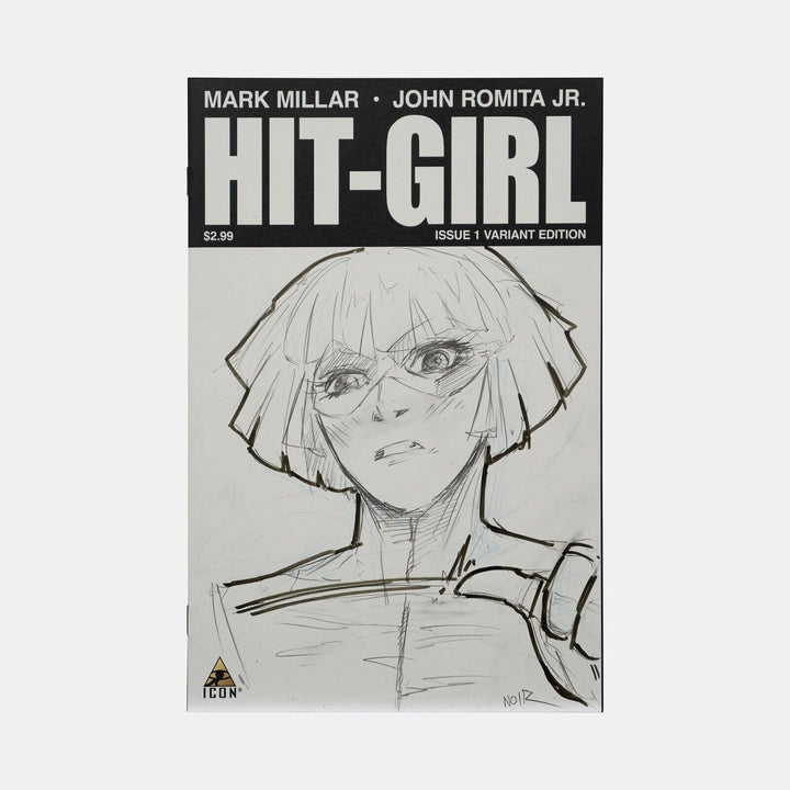 Hit-Girl #1 Original Sketch Cover Art by Andres Manuel Labrada