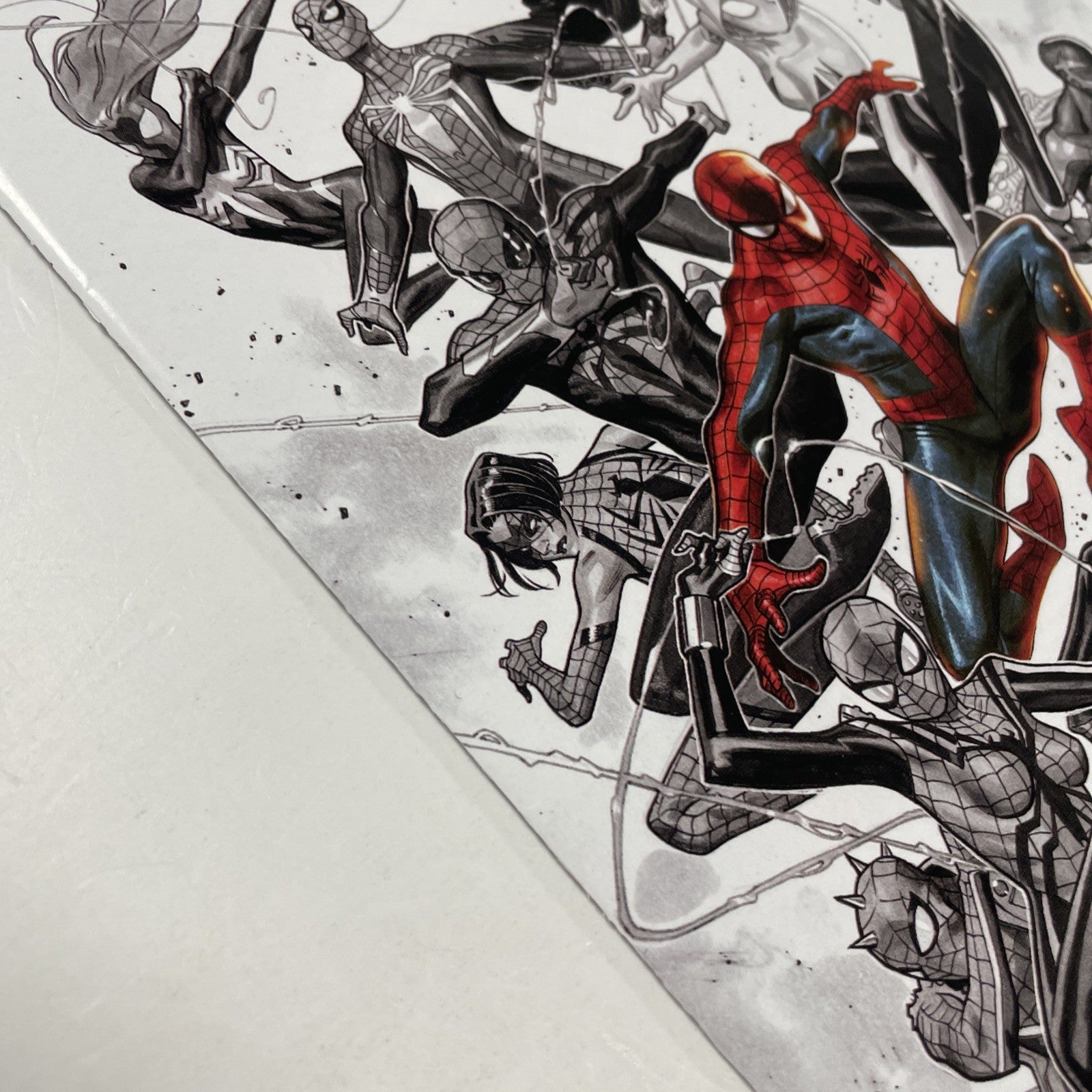 Spider-geddon #1 2018 NM Molina NYCC PX Previews Variant4