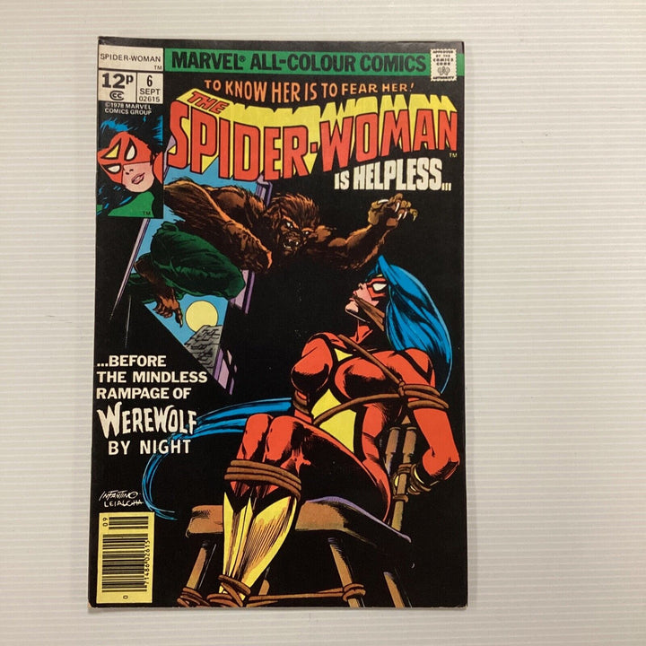 Spider Woman #6 1978 FN/VF Pence Copy