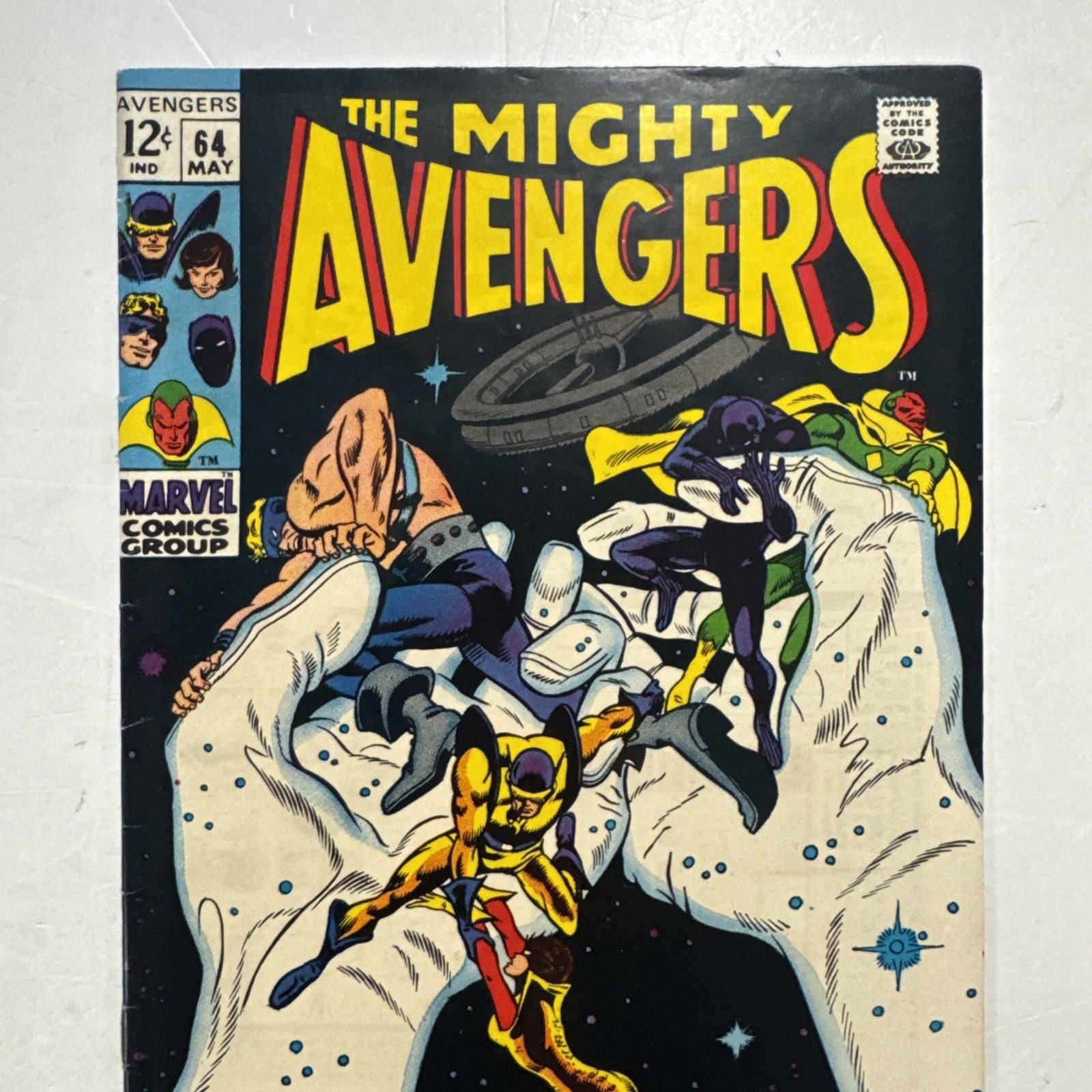 Avengers #64 1969 FN Pence Copy 1st Appearance of Barney Barton1