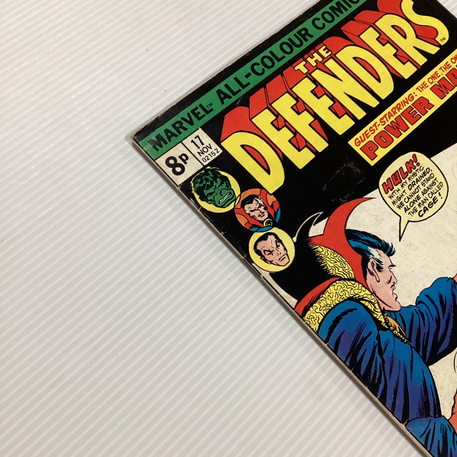 Defenders #17 1974 VG/FN 1st Cameo Appearance of Wrecking Crew Pence Copy5