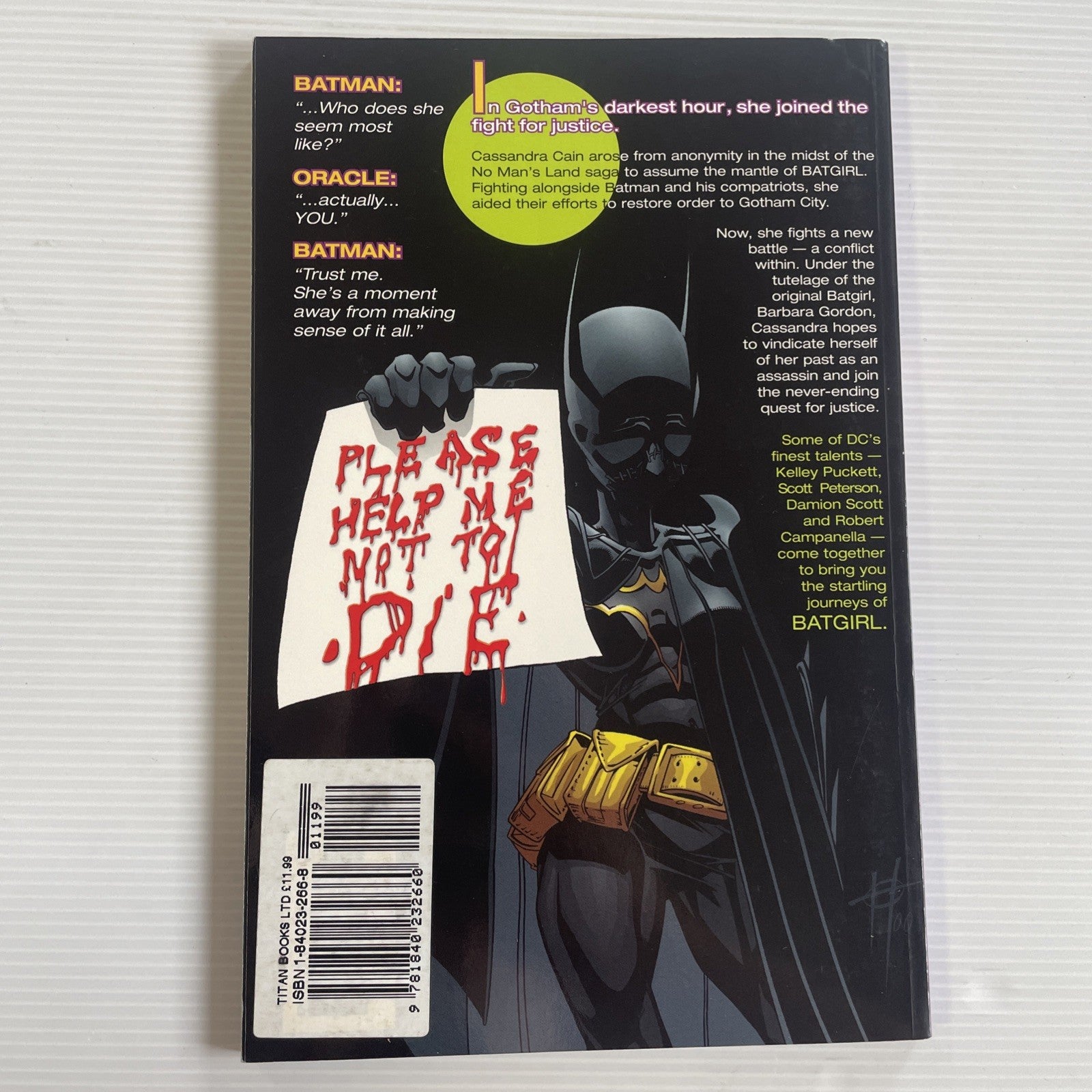 Batgirl Silent Running TPB Trade Paperback Graphic Novel4