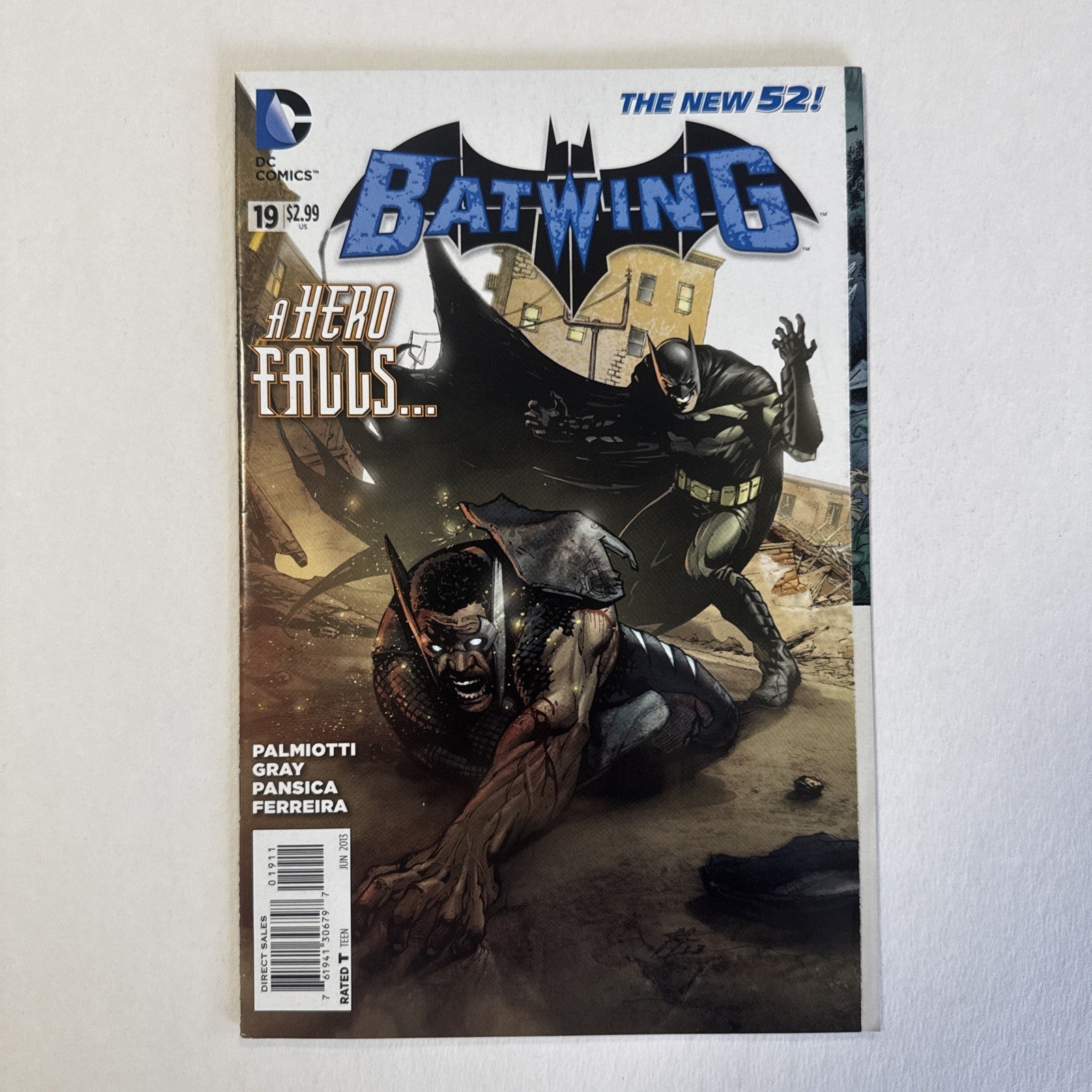 Batwing #19 2013 VF 1st Appearance of Luke Fox0
