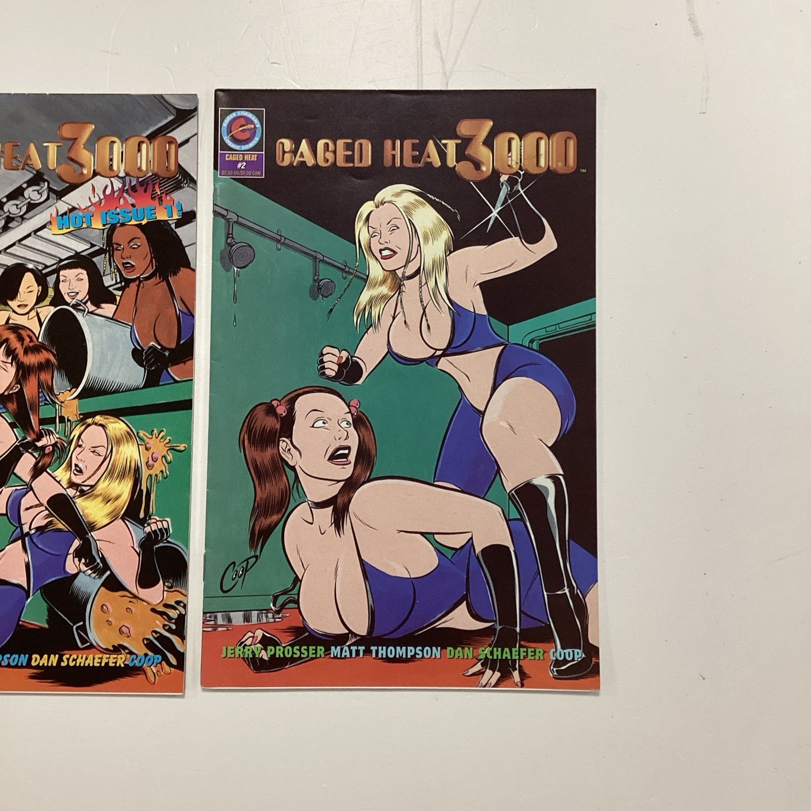 Caged Heat 3000 #1 & #2 1995 VF/NM2