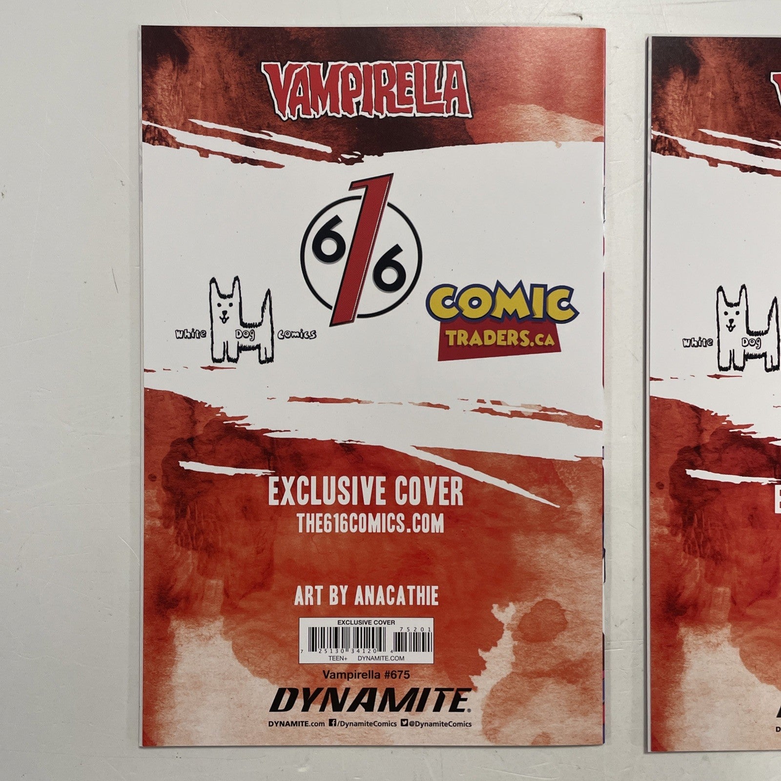 Vampirella #675 2025 NM Anacathie DJ Red & Blue Virgin Variant  x25