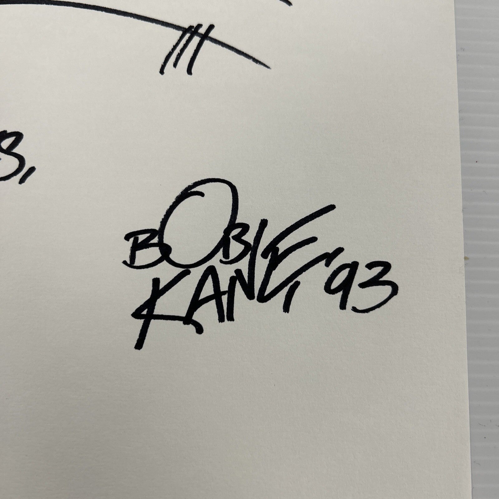 Bob Kane Hand Drawn Original Batman Sketch Art Signed with COA 21x29cm7