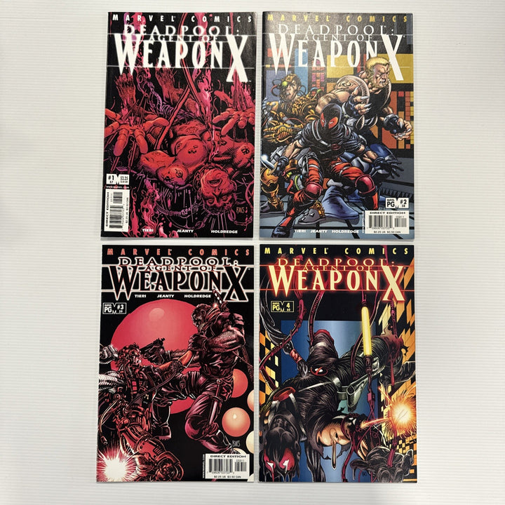 Deadpool #57-60 2002 VF/NM #1-4 Weapon X 0