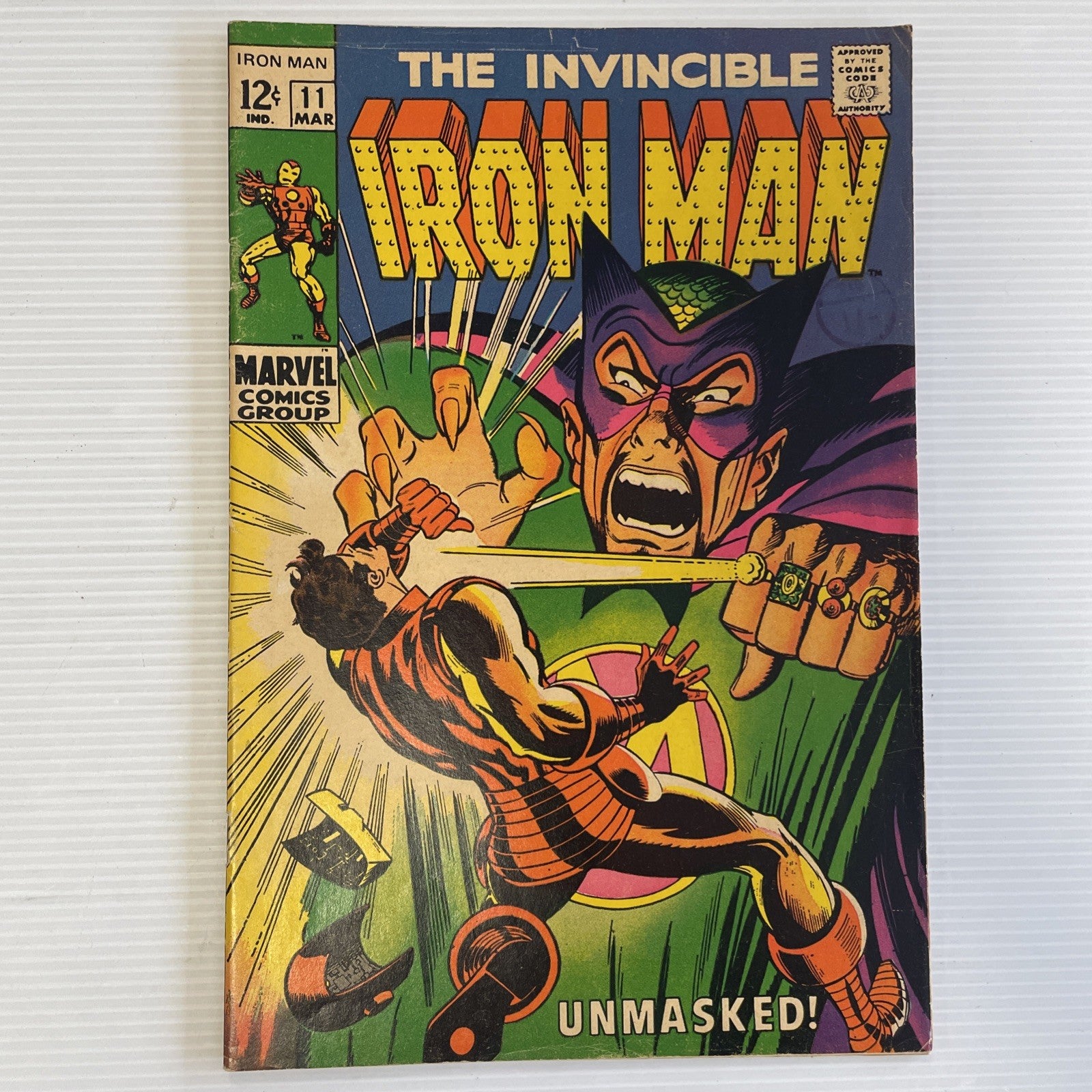 Iron Man #11 1969 VG/FN Pence Stamp0