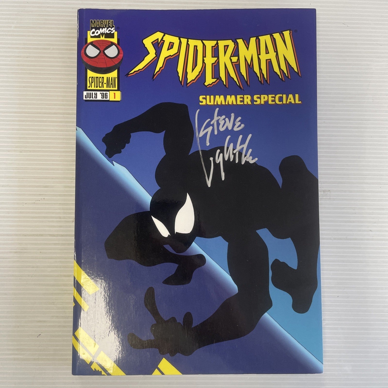 Spiderman Summer Special 1 1996 Signed By Steve Lighter Autograph0