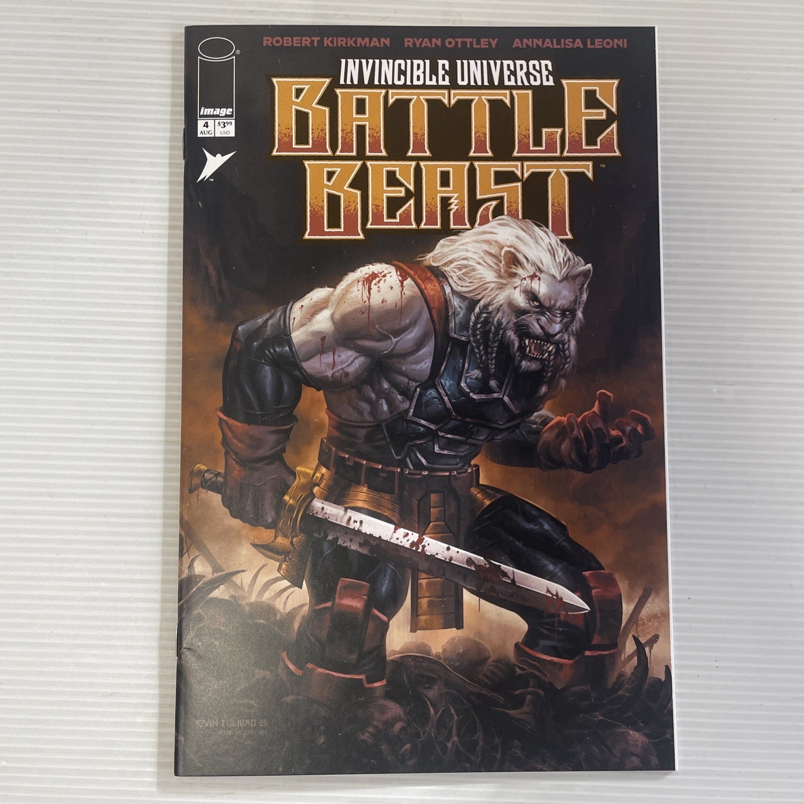 Invincible Universe Battle Beast #4 2025 NM Kevin Tolibao Whatnot Exclusive (3)0