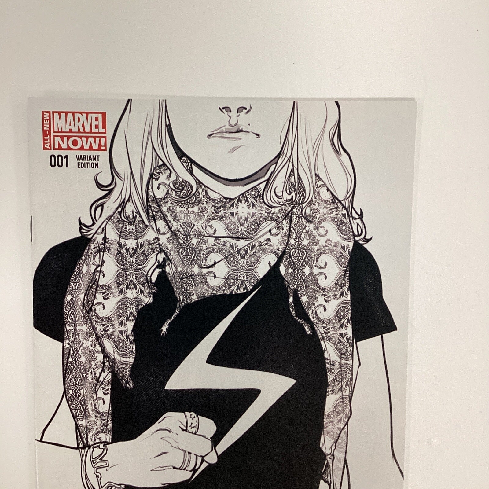 Ms Marvel #1 2014 NM B&W variant2