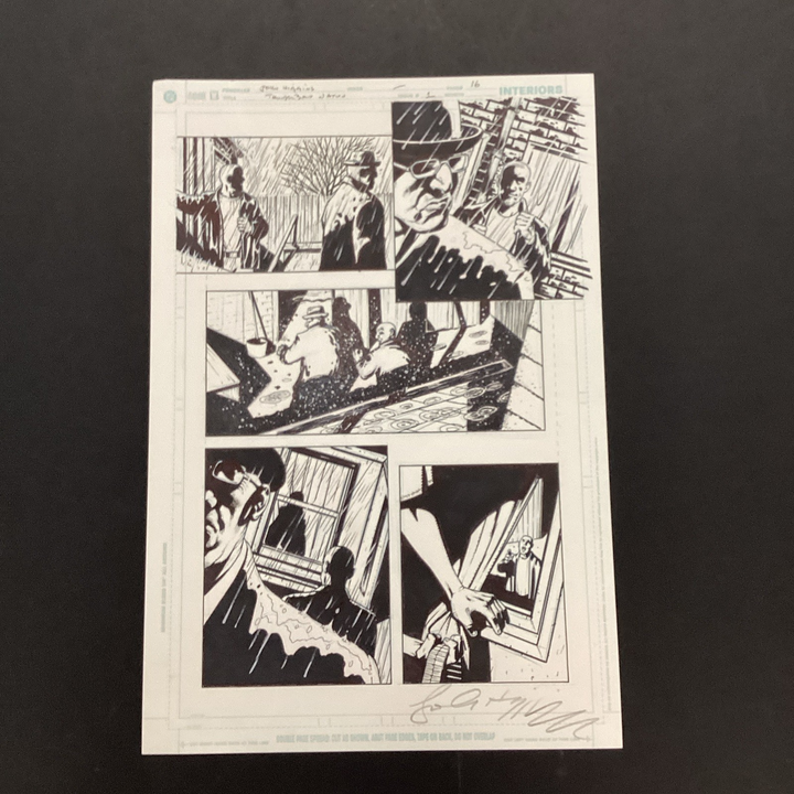 Original Artwork for Thunderbolt Jaxon #1 Page 16 By John Higgins 20060