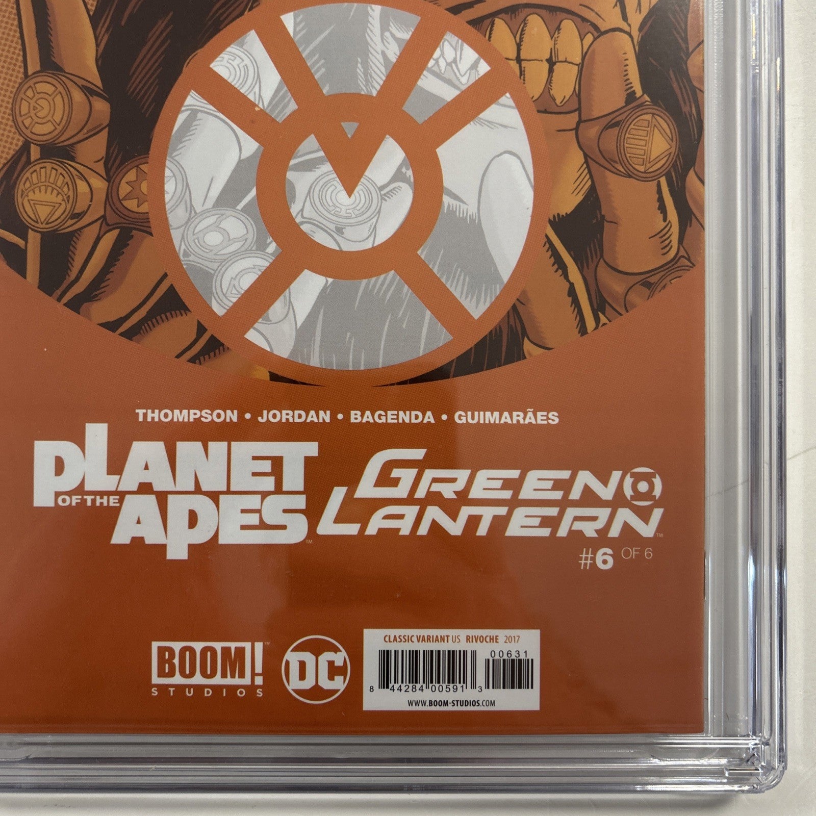 Planet of the Apes/Green Lantern #6 2017 CGC 9.8  Rivoche 1:20 Variant16