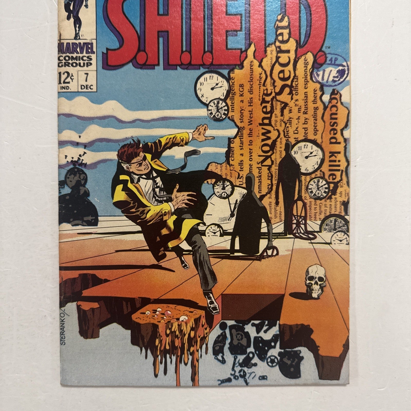 Nick Fury Agent of SHIELD #7 1968 FN- Pence Stamp Classic Steranko2