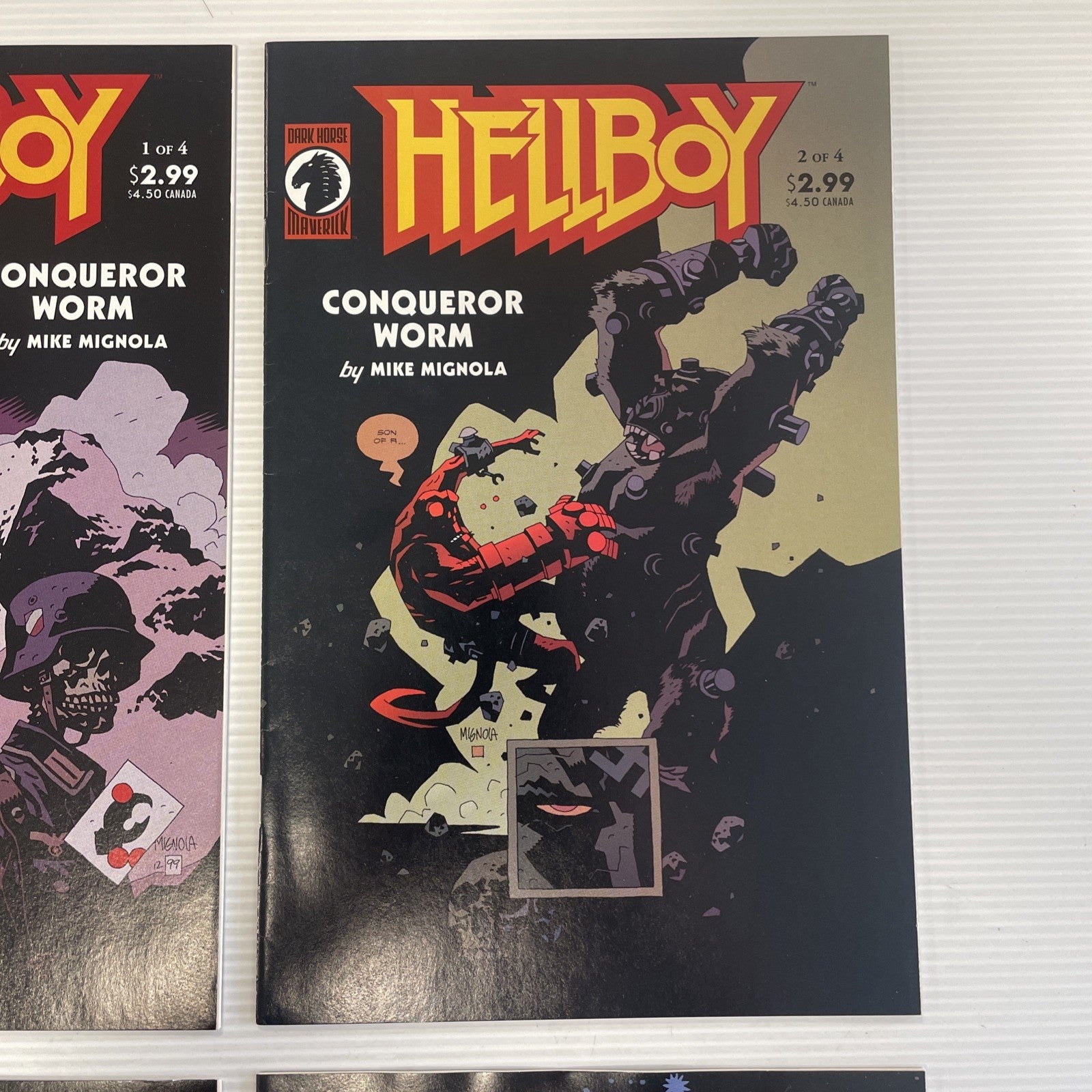 Hellboy: Conqueror Worm #1-4 2001 VF Complete Set2