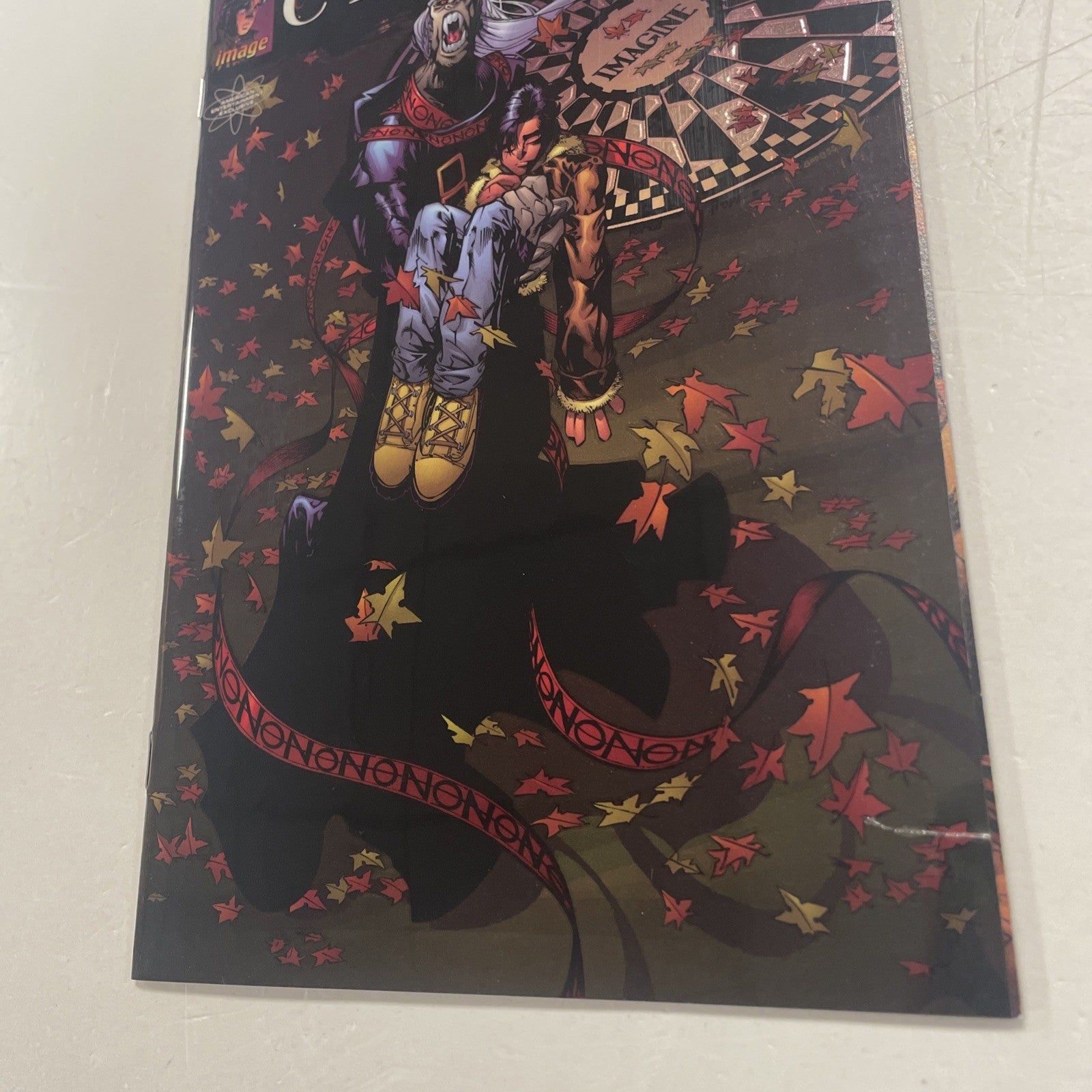 Crimson #1 1998 ERROR Damaged Cover Chromium Variant Image2