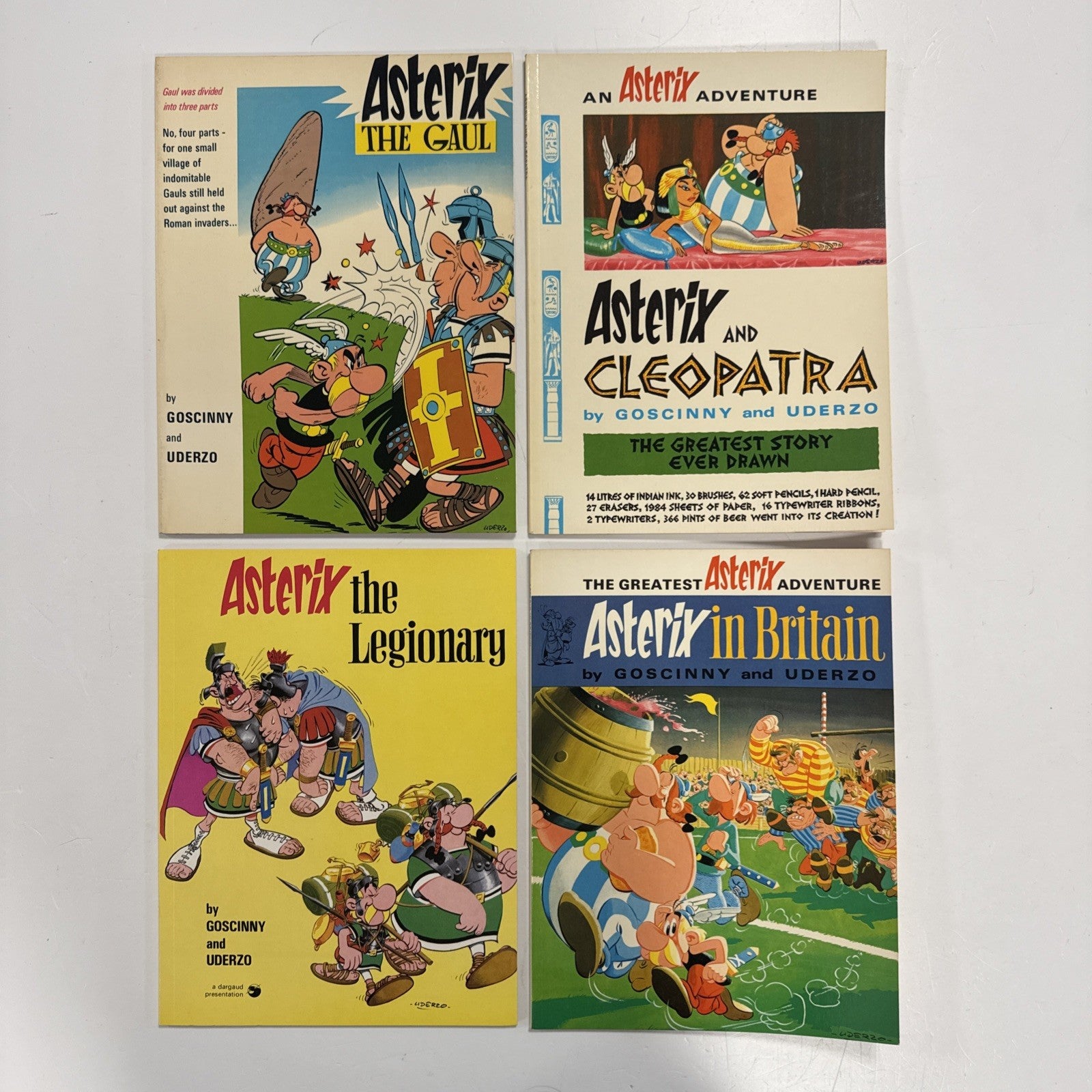 Asterix 13 Books 1970s - 80s earlier prints Goscinny Uderzo **0