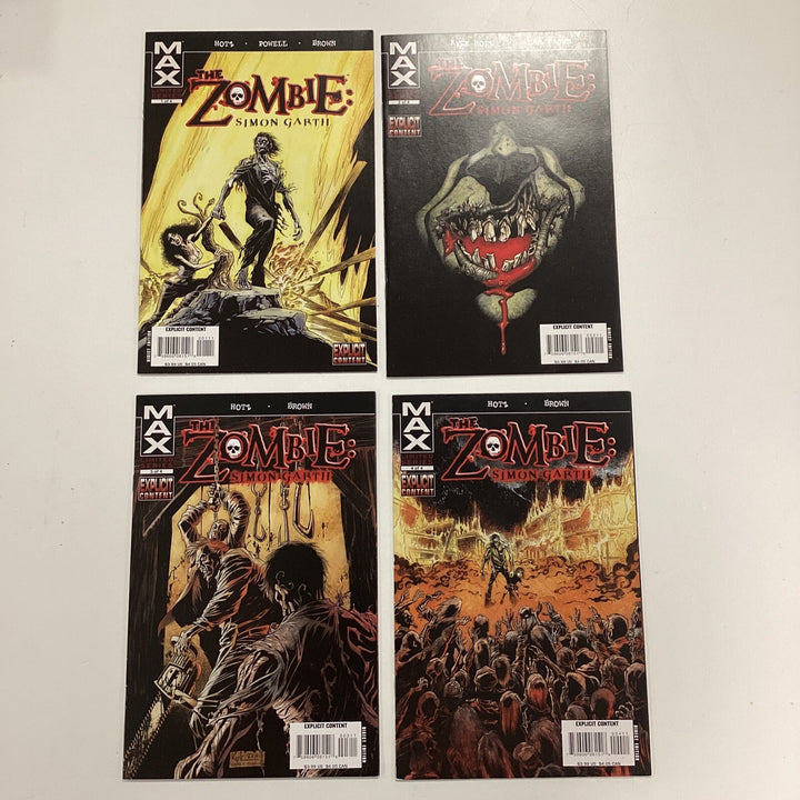 The Zombie #1-4 2008 VF/NM  Complete Set Marvel Max Comics)0