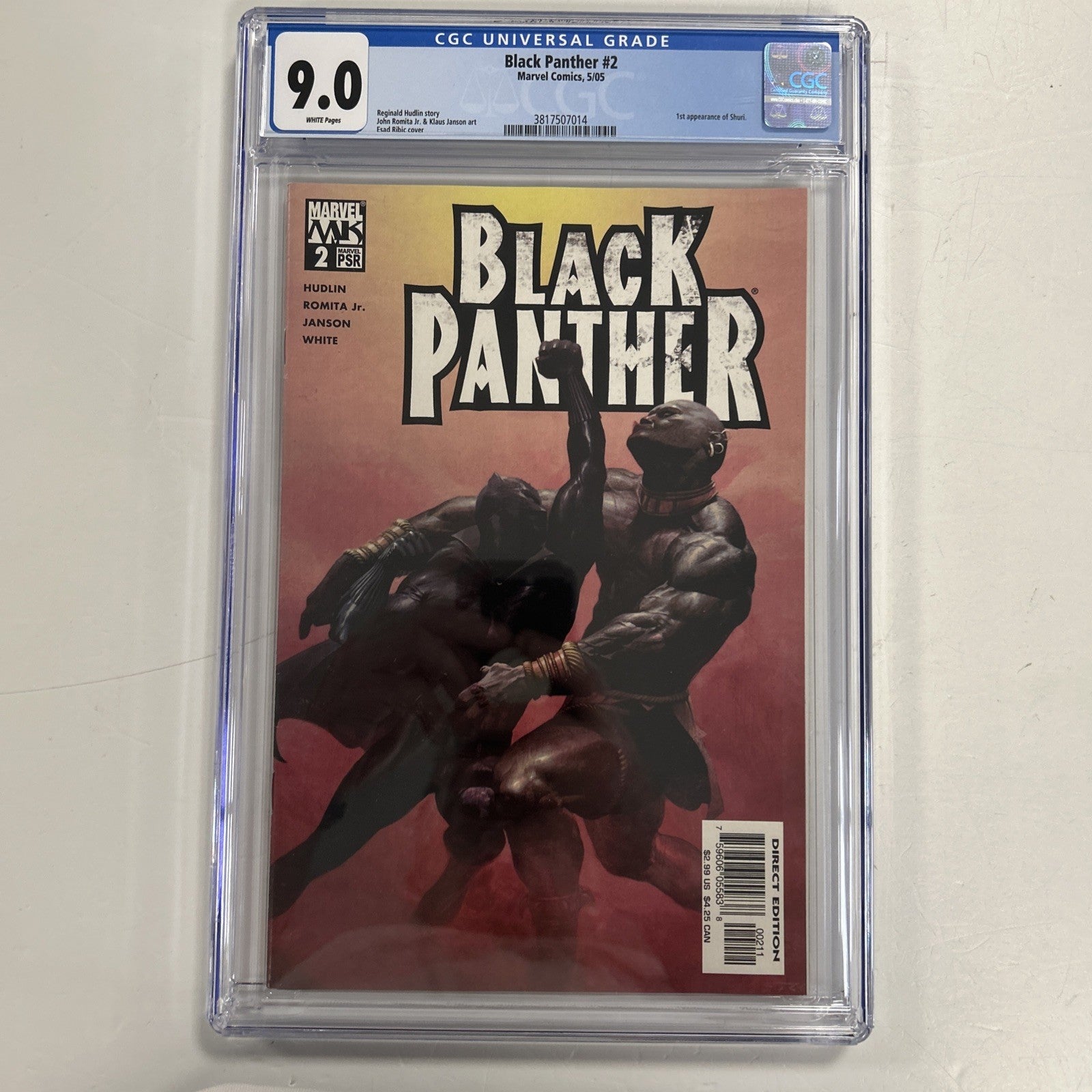 Black Panther #2 2005 CGC 9.0 White Pages 1st Appearance Shuri0