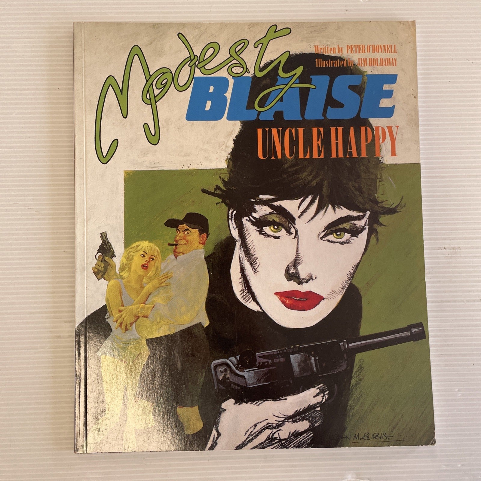 Modesty Blaise: Uncle Happy Titan Books 1990  Graphic Novel0