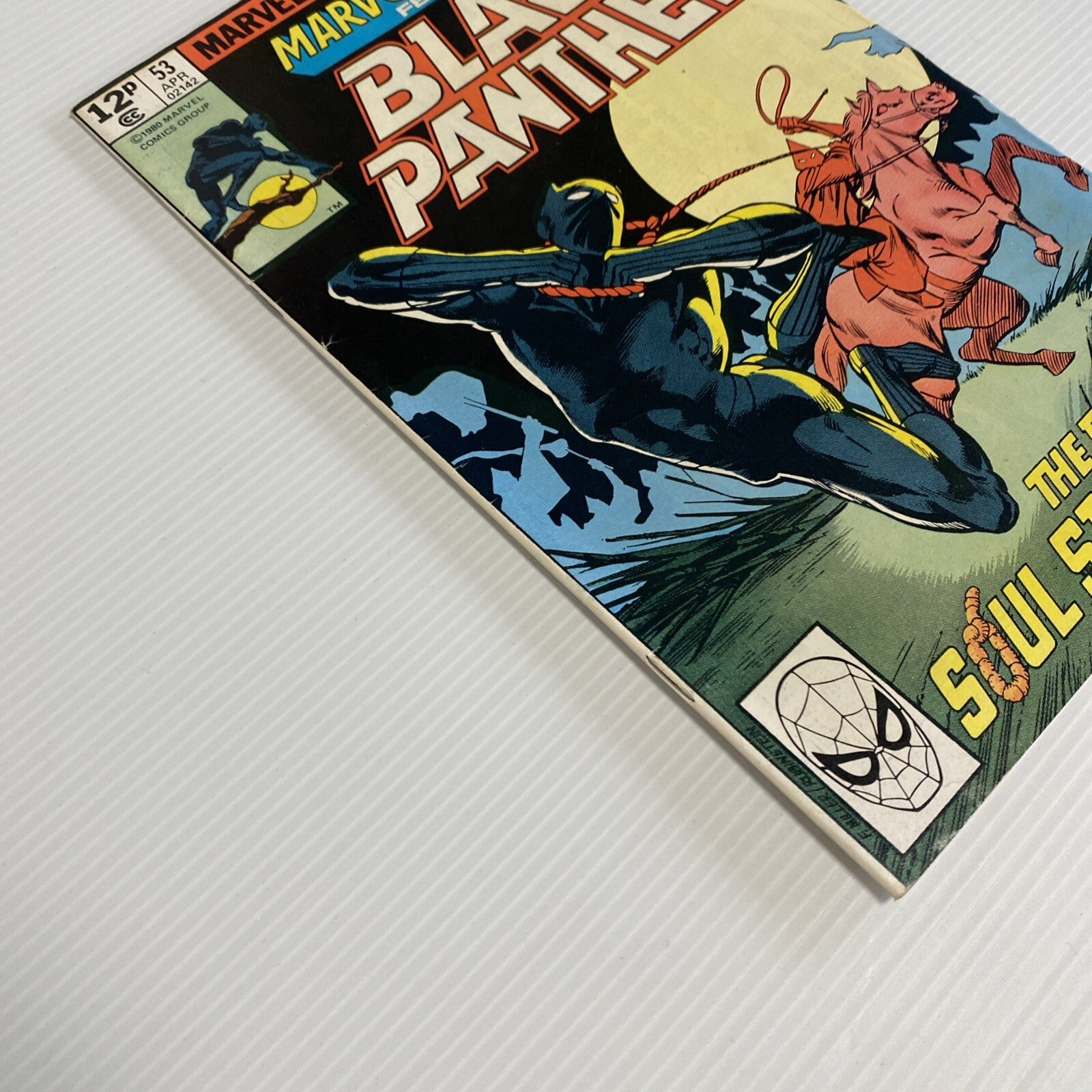 Marvel Premiere #53 Black Panther 1980 FN/VF Controversial cover Pence Copy3