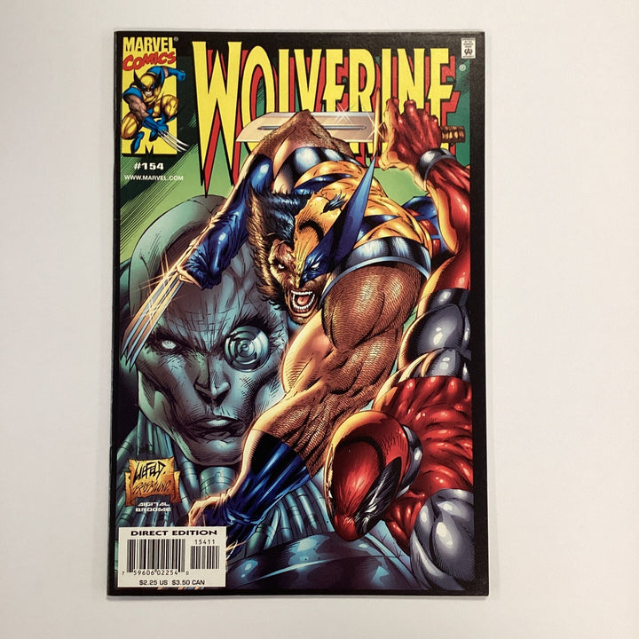 Wolverine #154 2000 VF/NM Wolverine vs Deadpool0