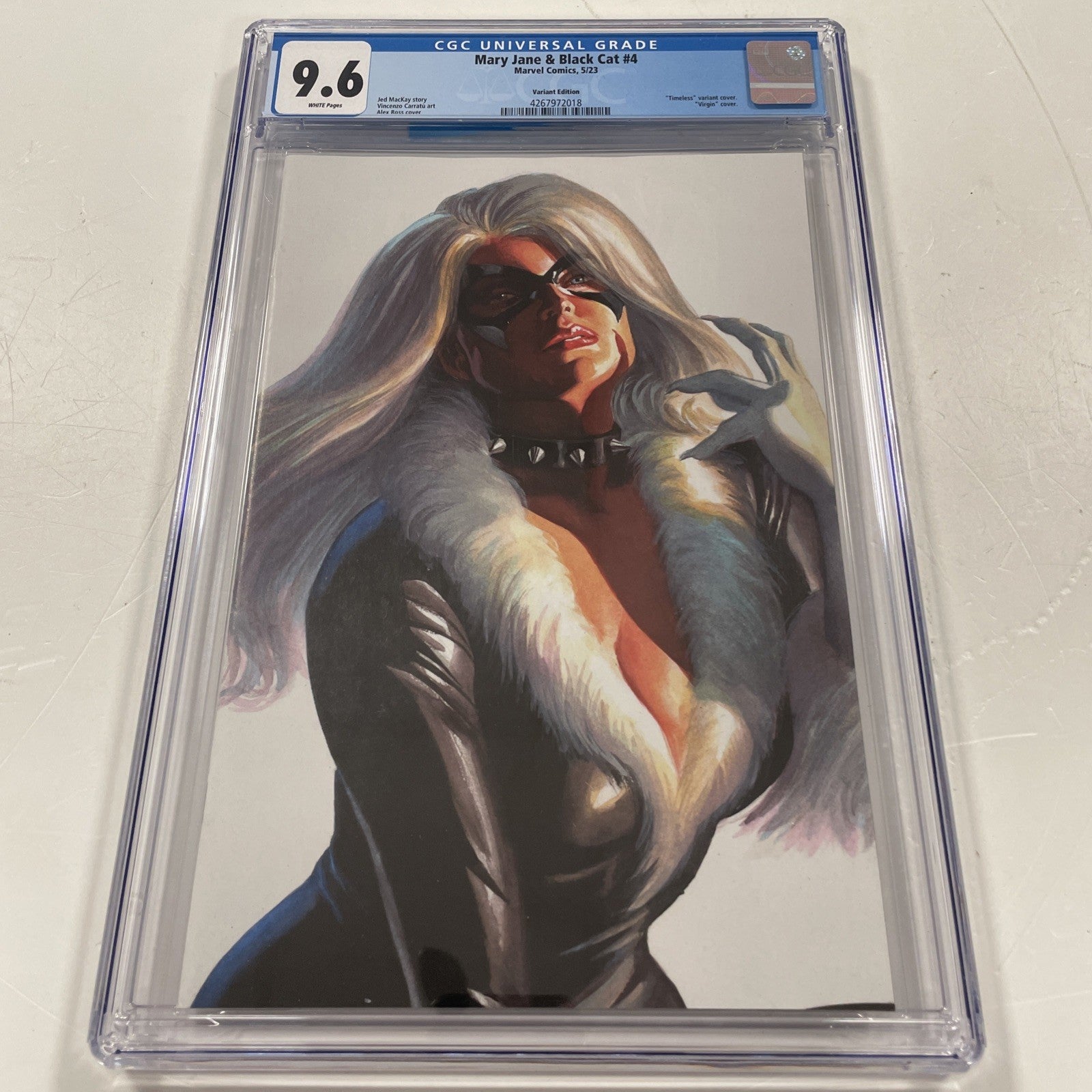 Mary Jane and Black Cat #4 2023 CGC 9.6 Alex Ross Timeless variant0